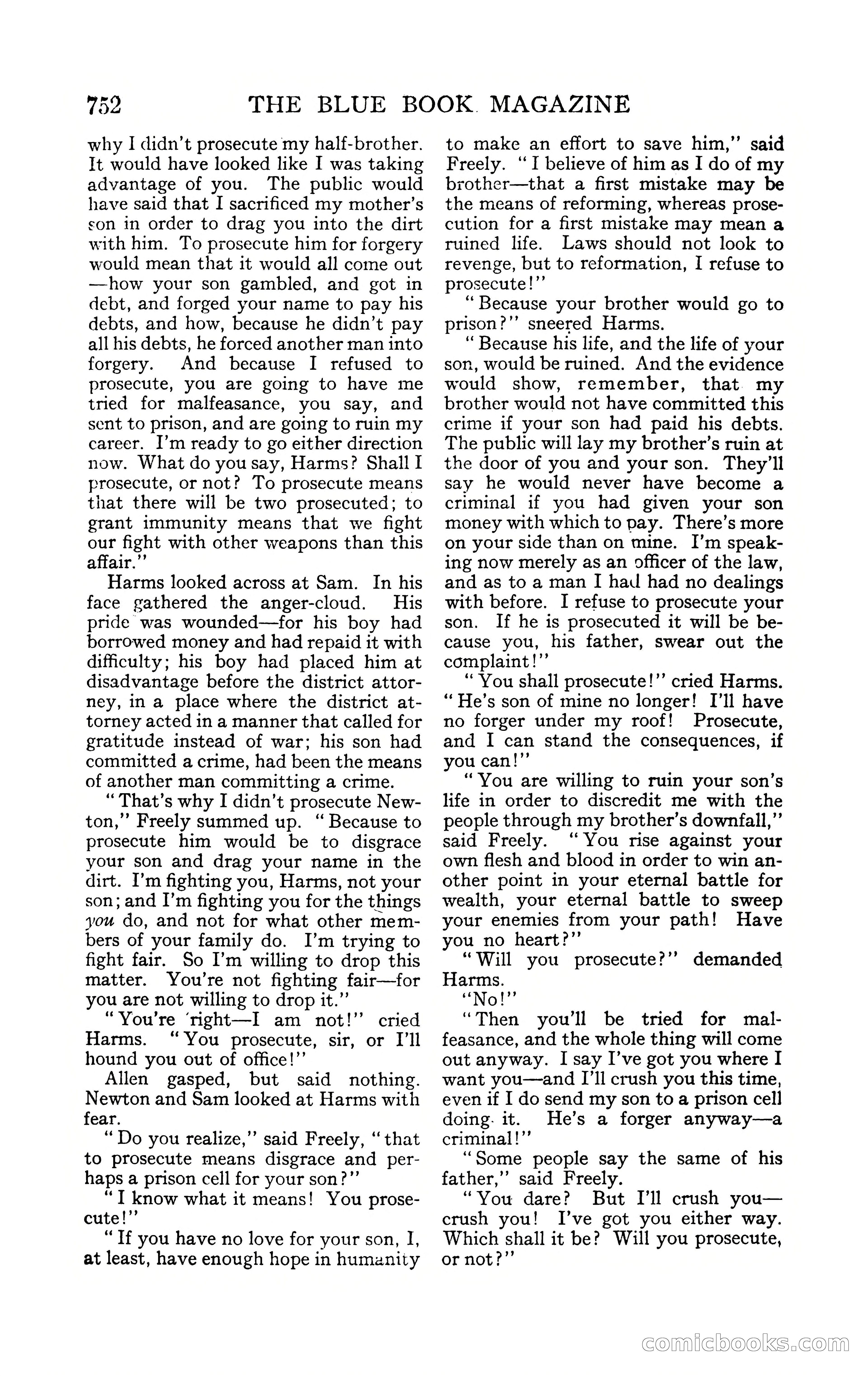 The Blue Book Magazine, February 1909 — page 84 of 244