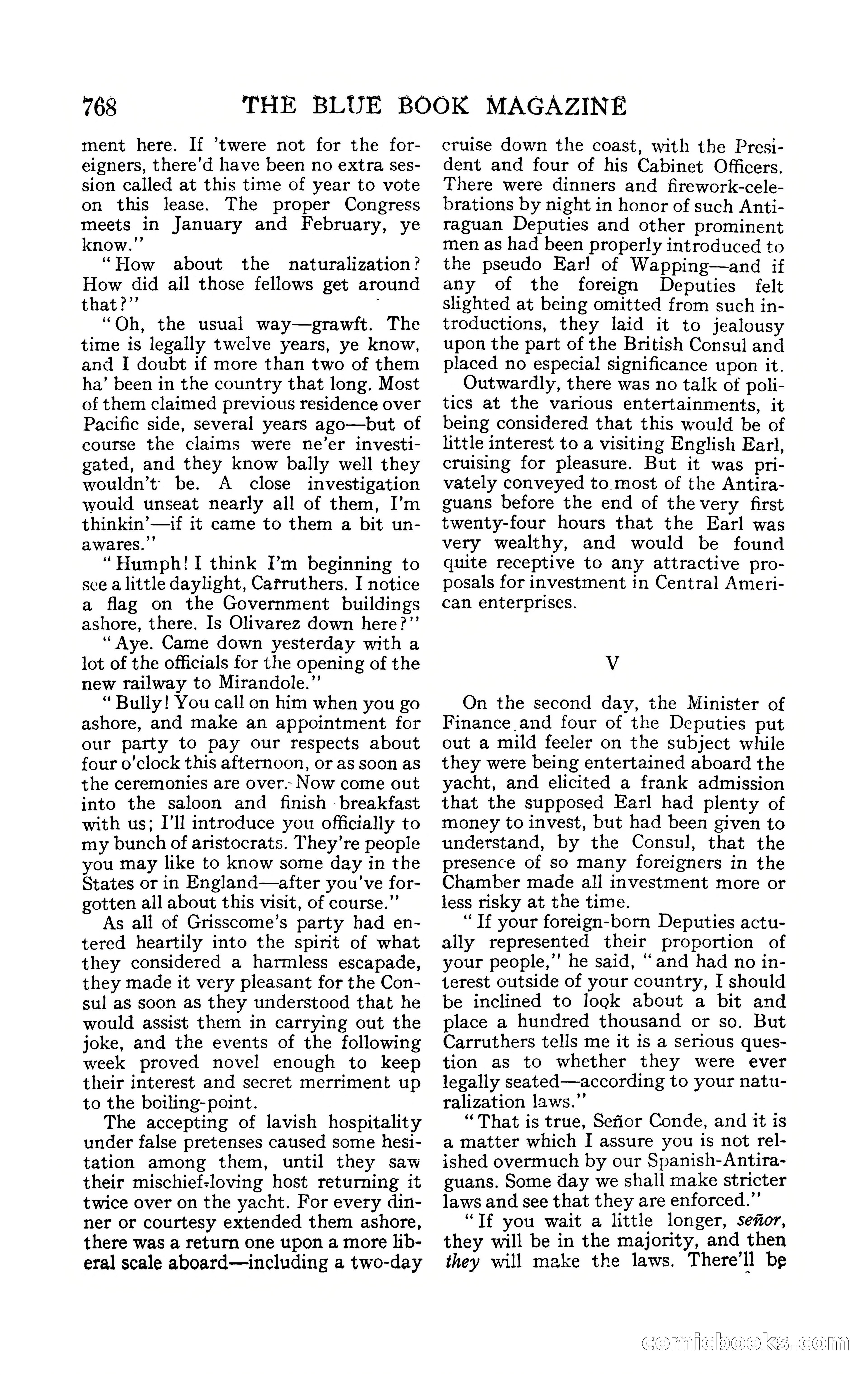 The Blue Book Magazine, February 1909 — page 100 of 244