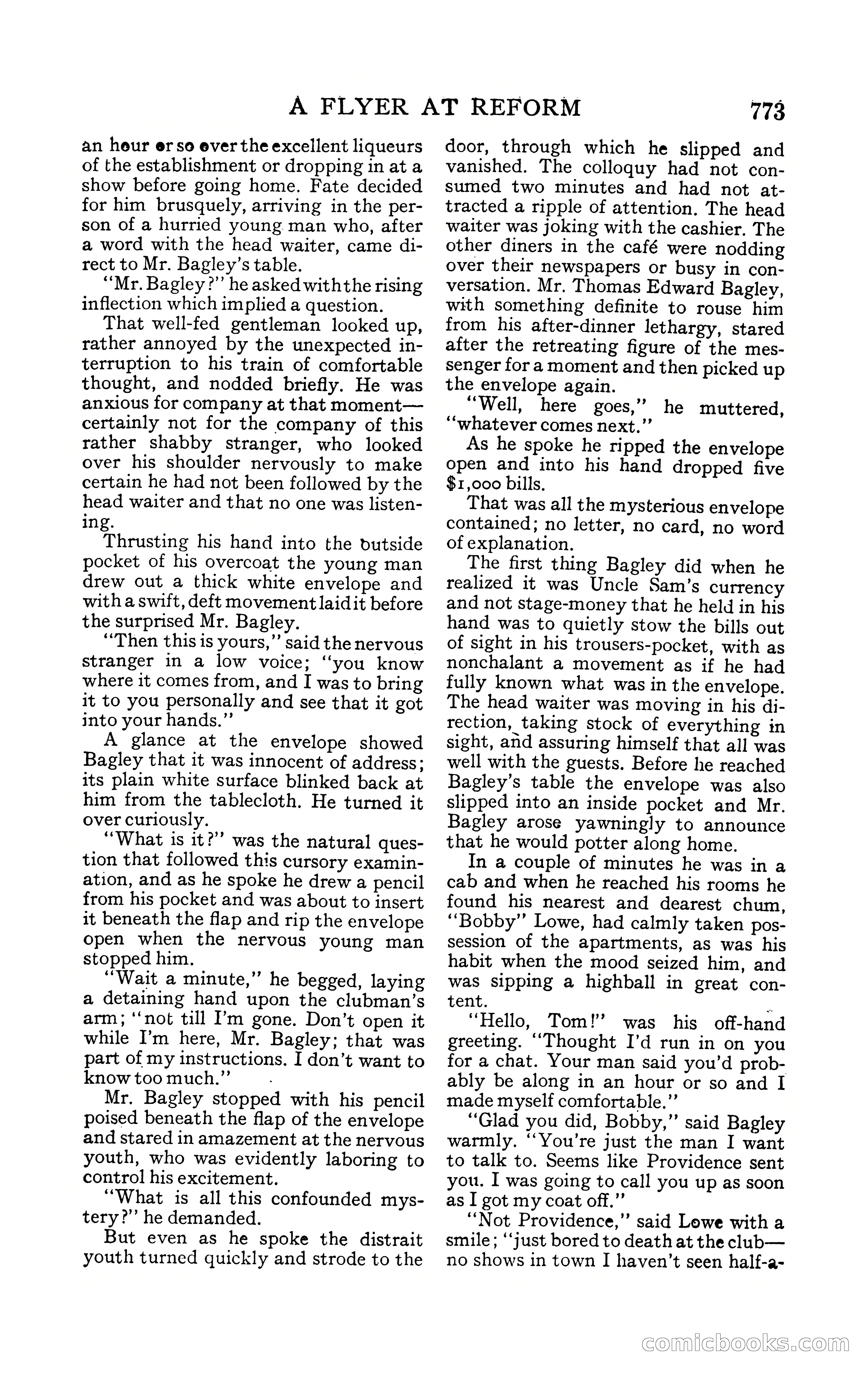 The Blue Book Magazine, February 1909 — page 105 of 244