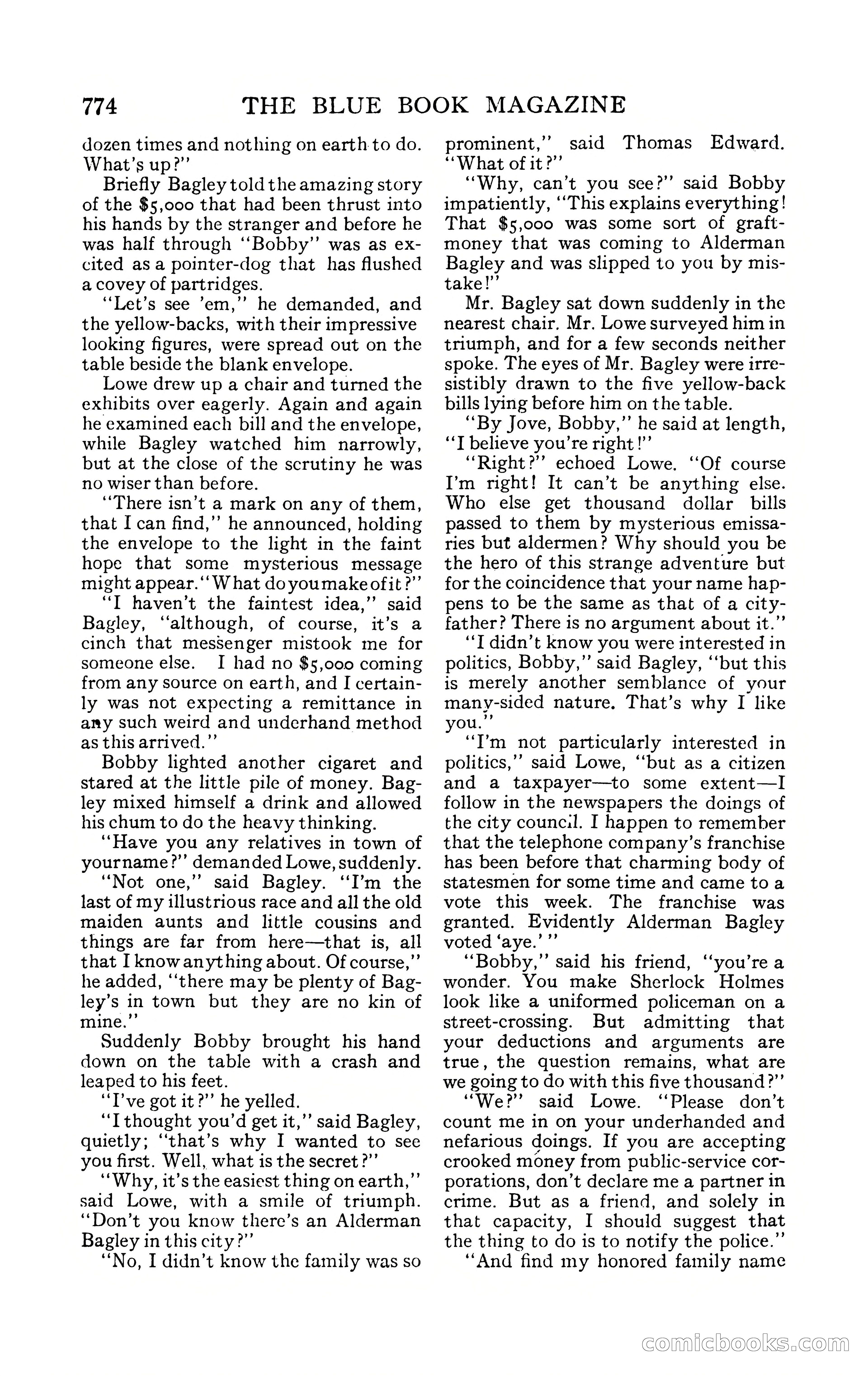 The Blue Book Magazine, February 1909 — page 106 of 244