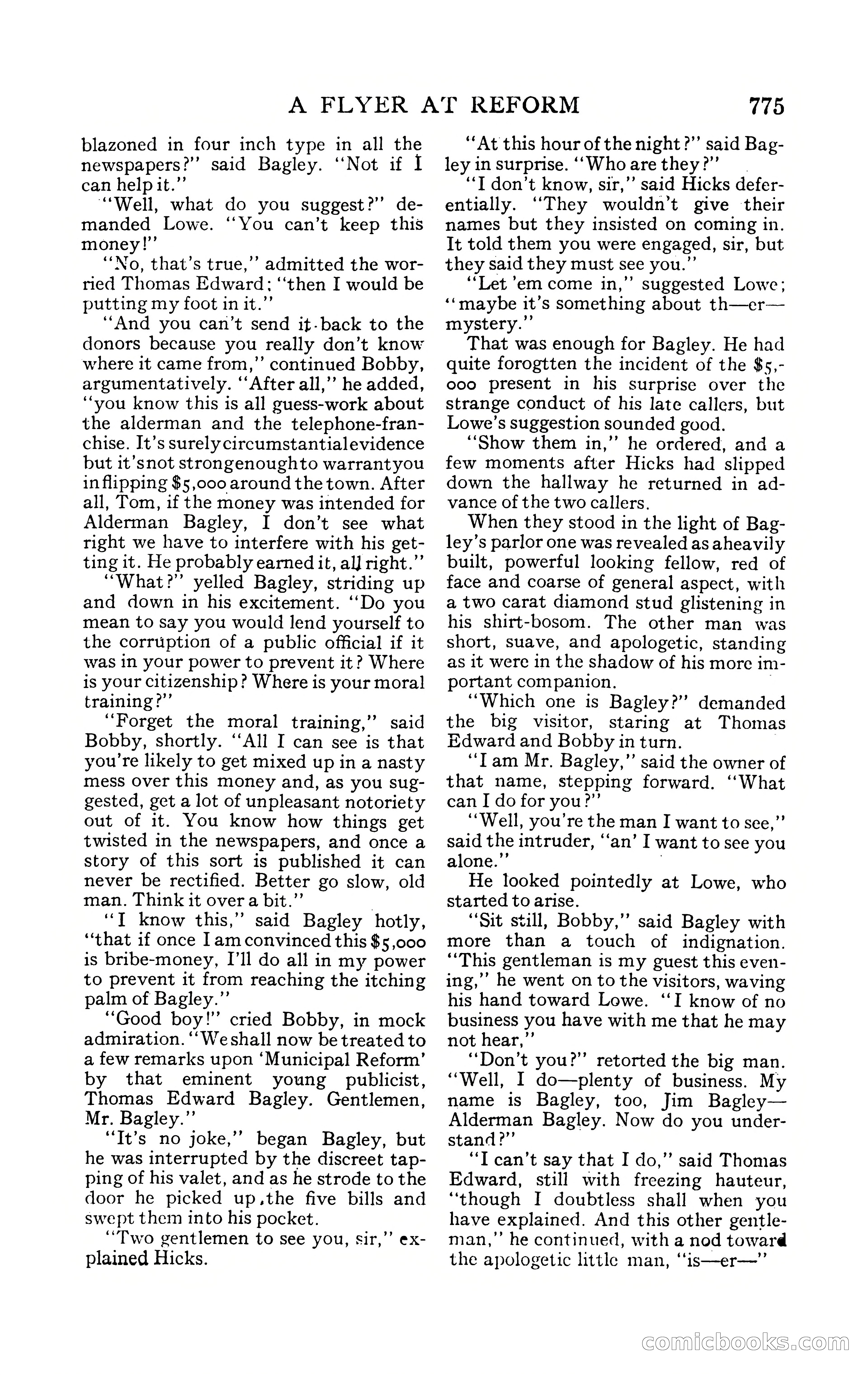 The Blue Book Magazine, February 1909 — page 107 of 244
