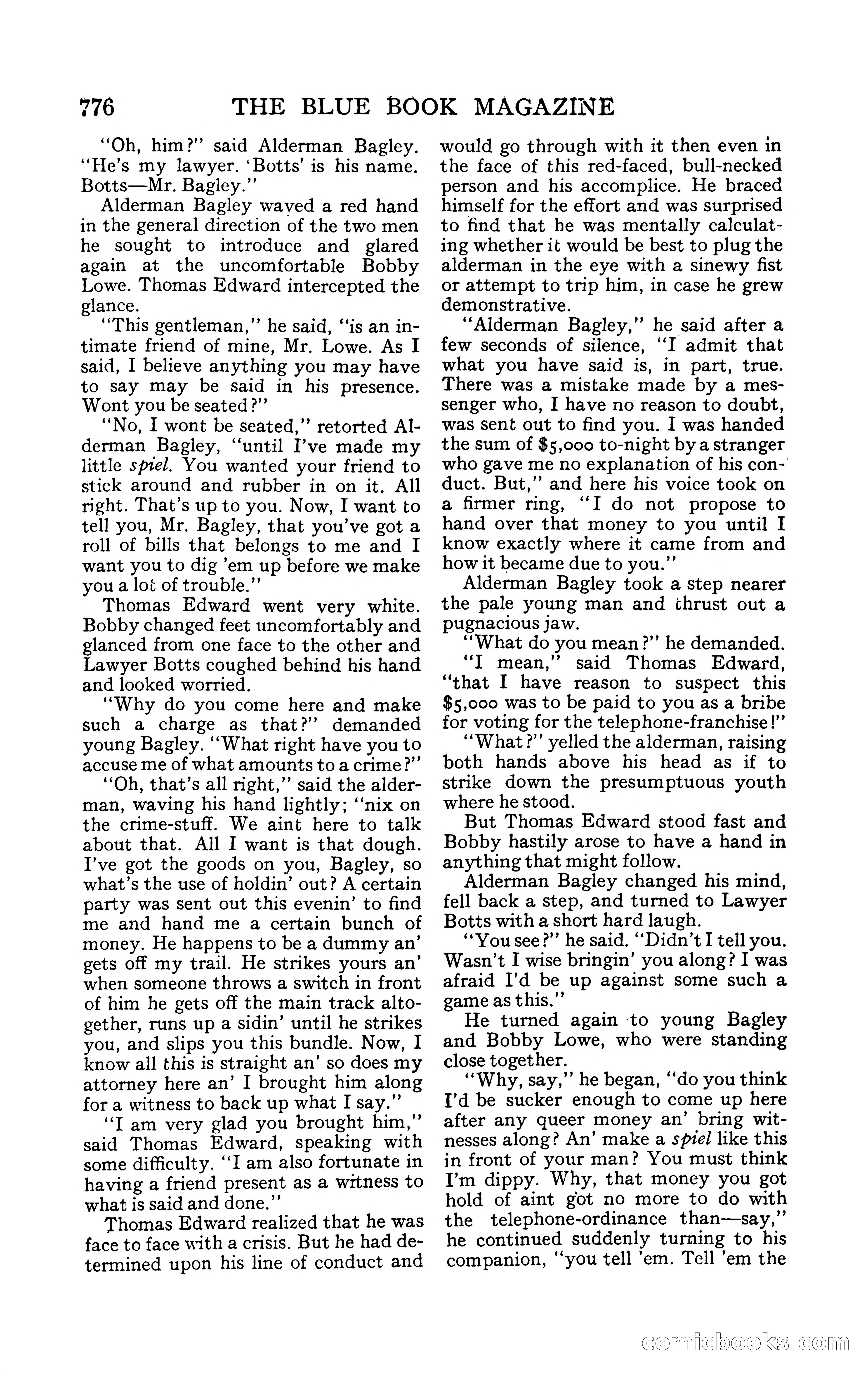The Blue Book Magazine, February 1909 — page 108 of 244