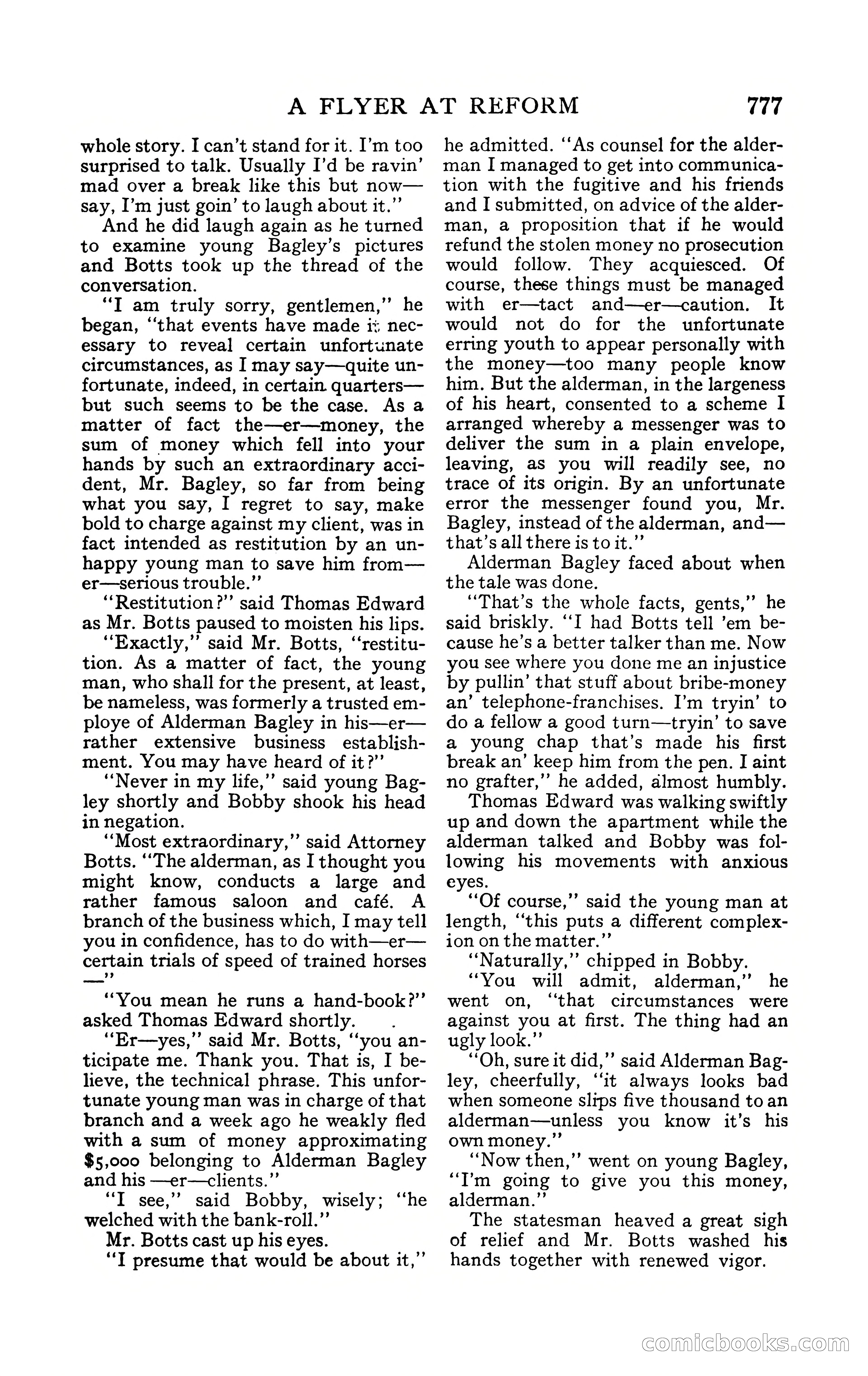 The Blue Book Magazine, February 1909 — page 109 of 244