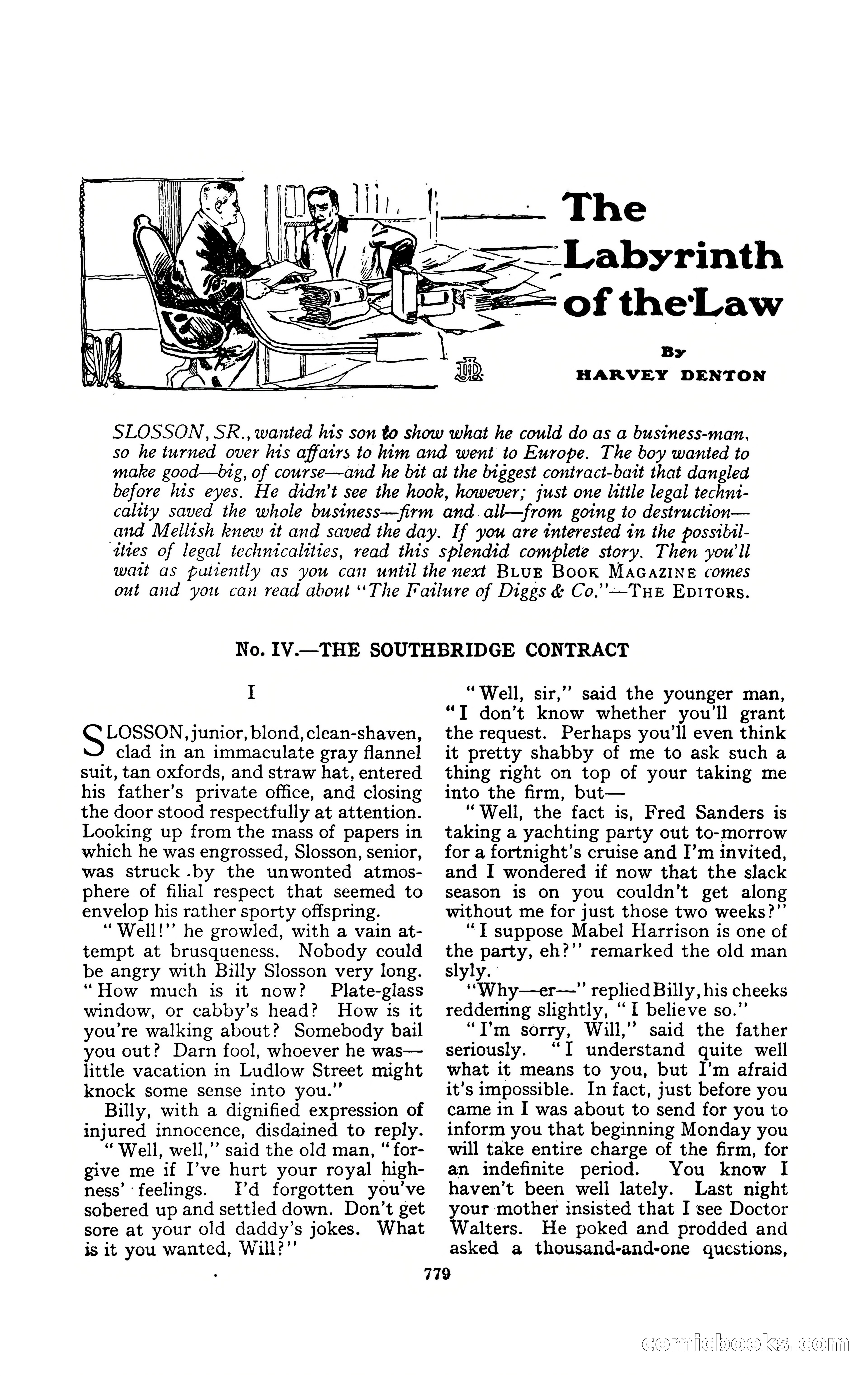 The Blue Book Magazine, February 1909 — page 111 of 244