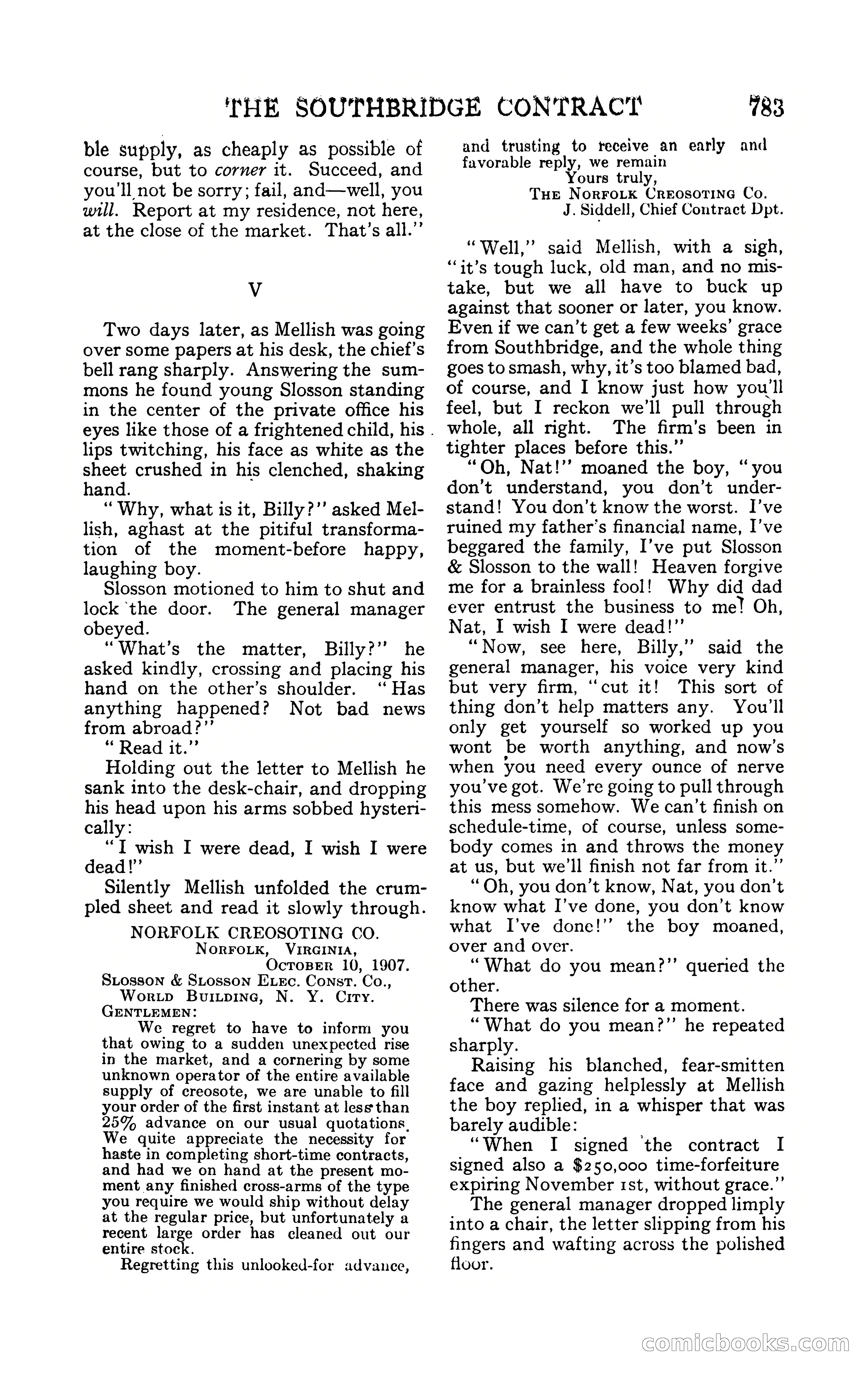 The Blue Book Magazine, February 1909 — page 115 of 244