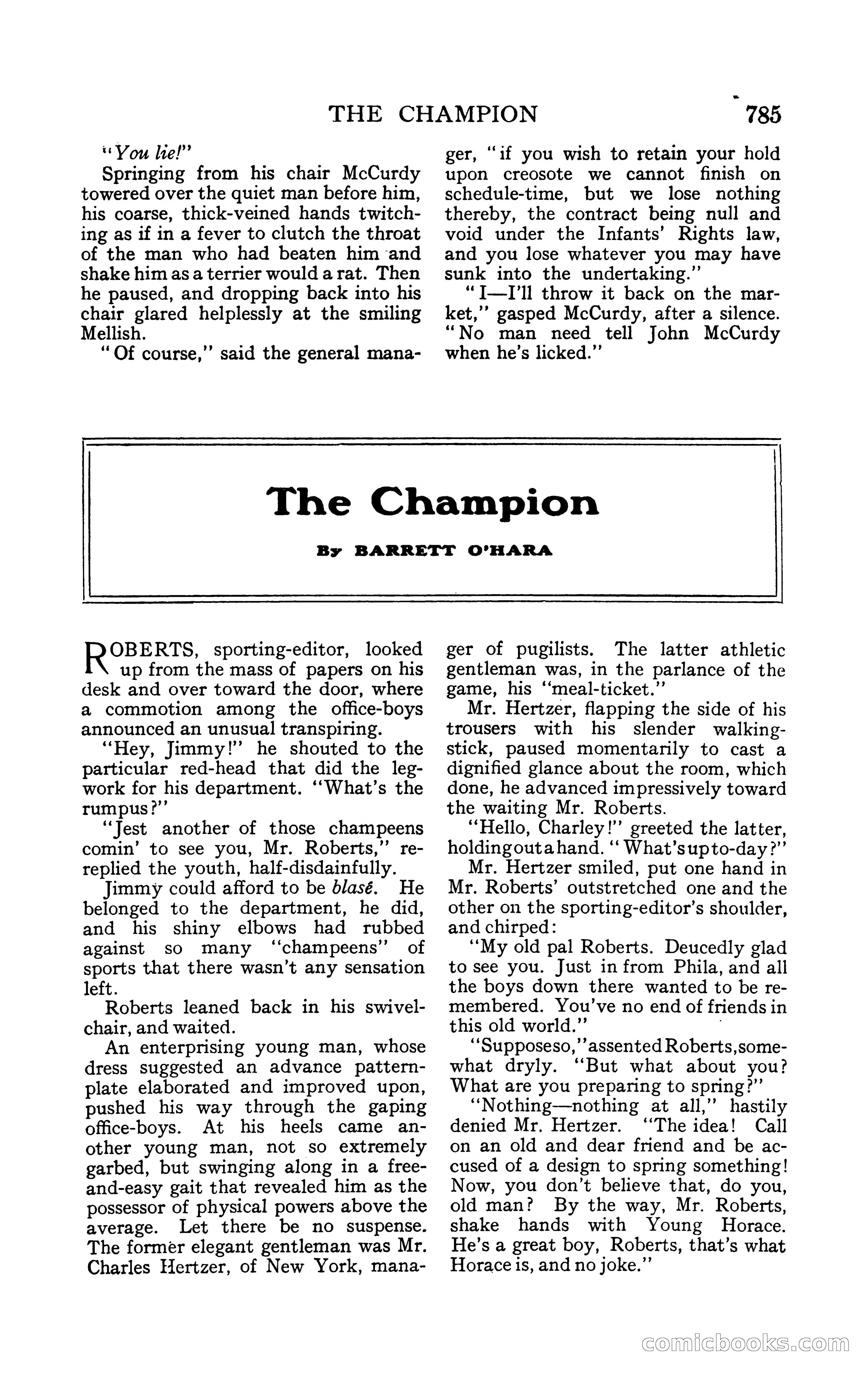 The Blue Book Magazine, February 1909 — page 117 of 244