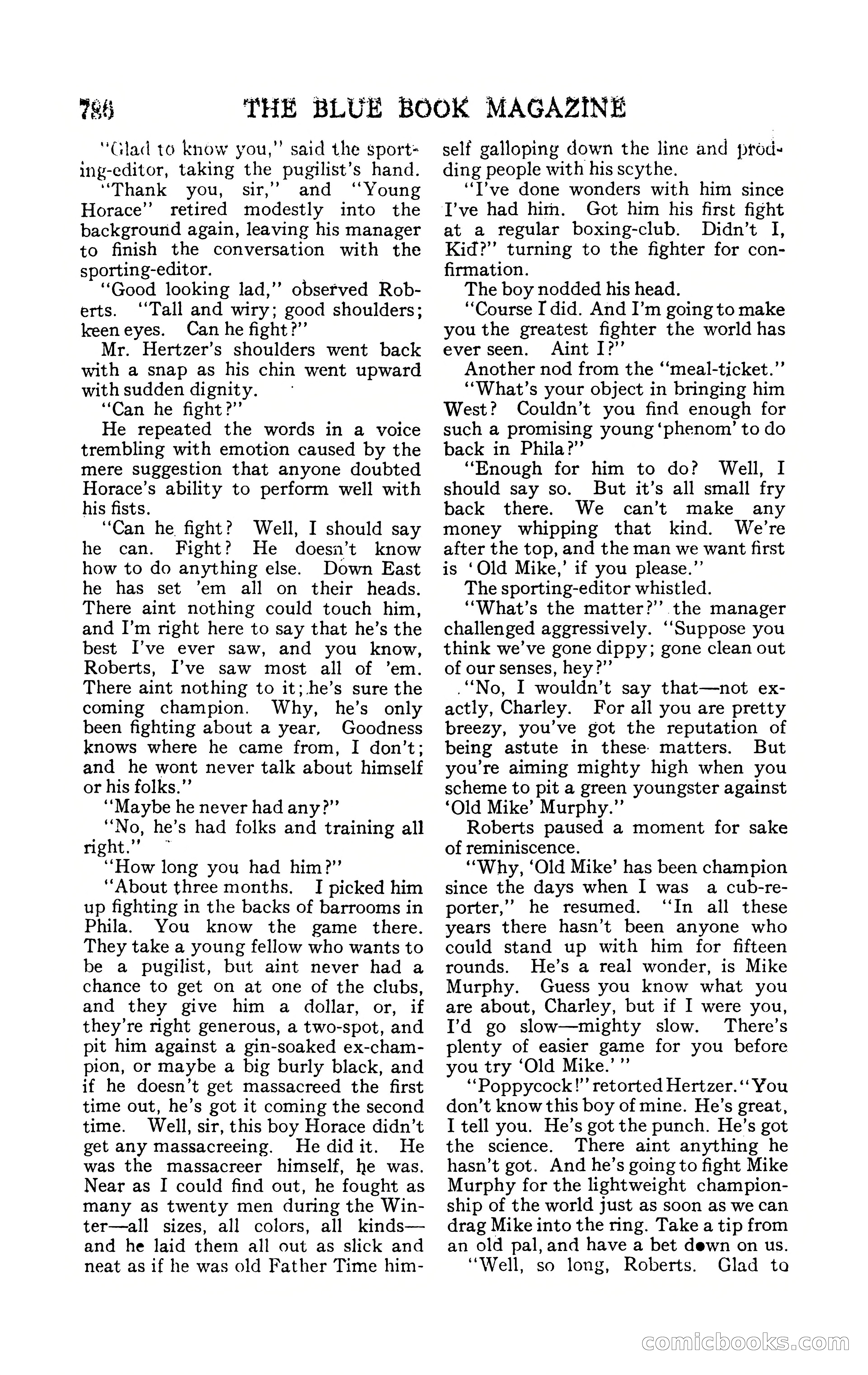 The Blue Book Magazine, February 1909 — page 118 of 244