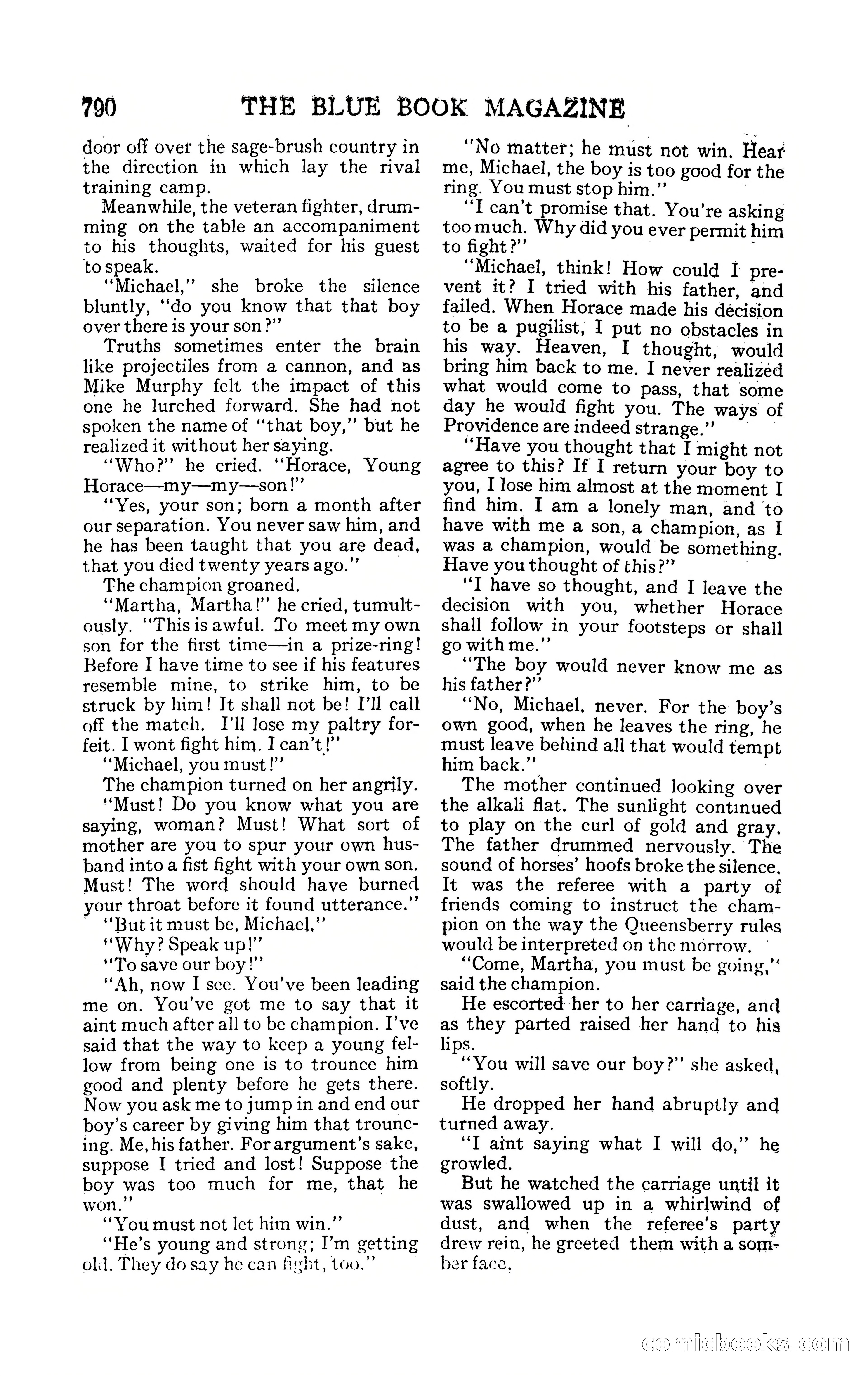 The Blue Book Magazine, February 1909 — page 122 of 244