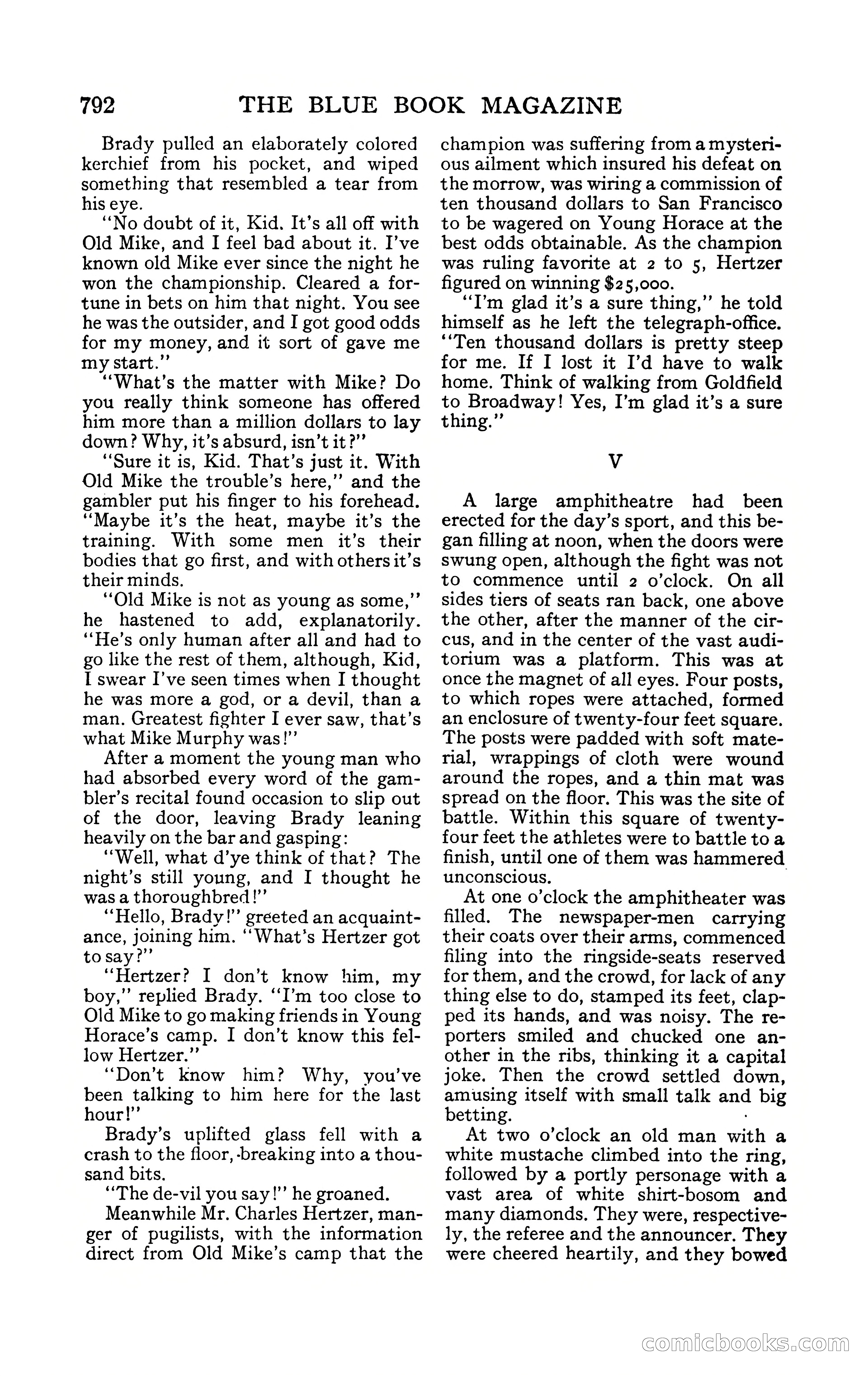 The Blue Book Magazine, February 1909 — page 124 of 244