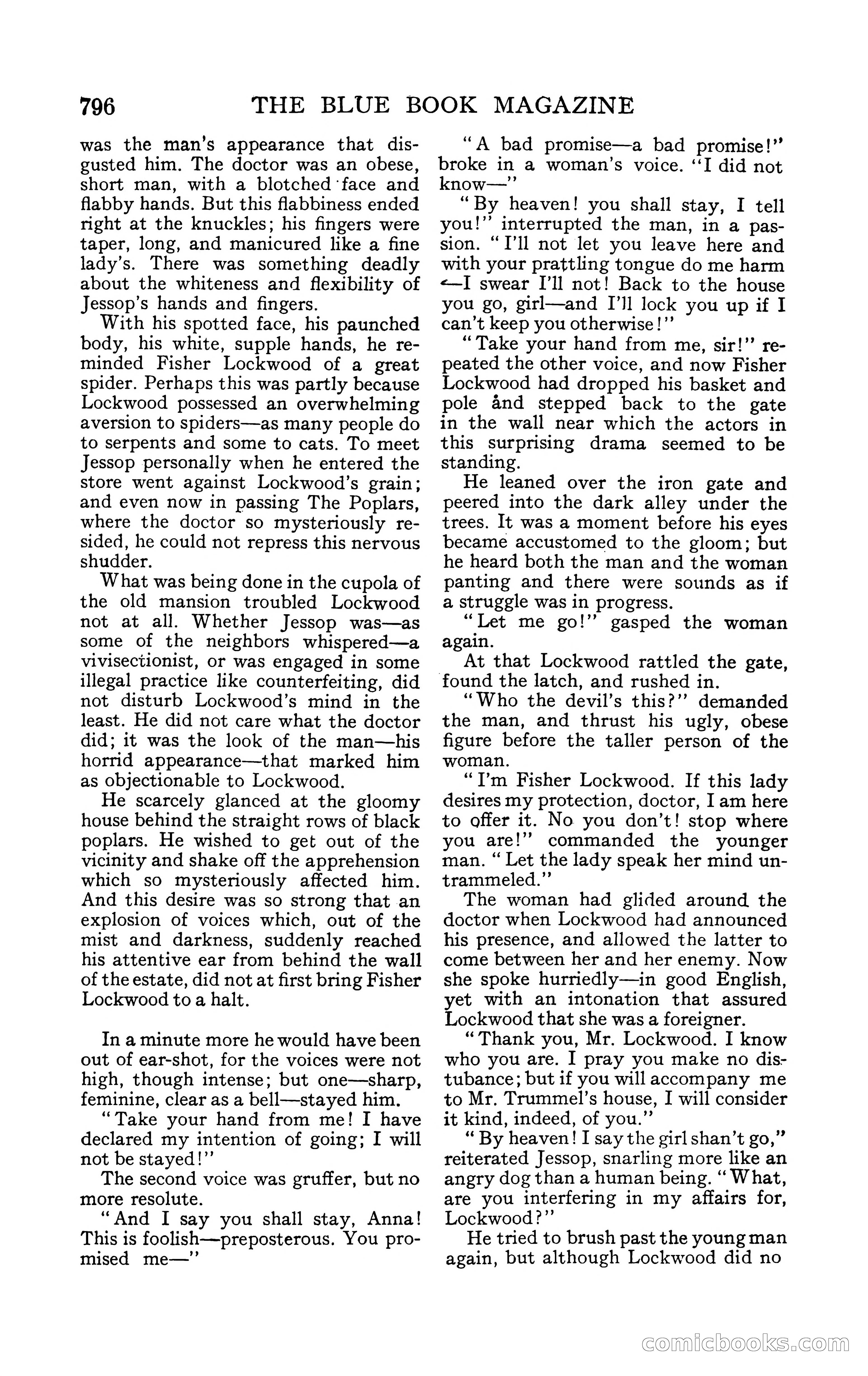 The Blue Book Magazine, February 1909 — page 128 of 244