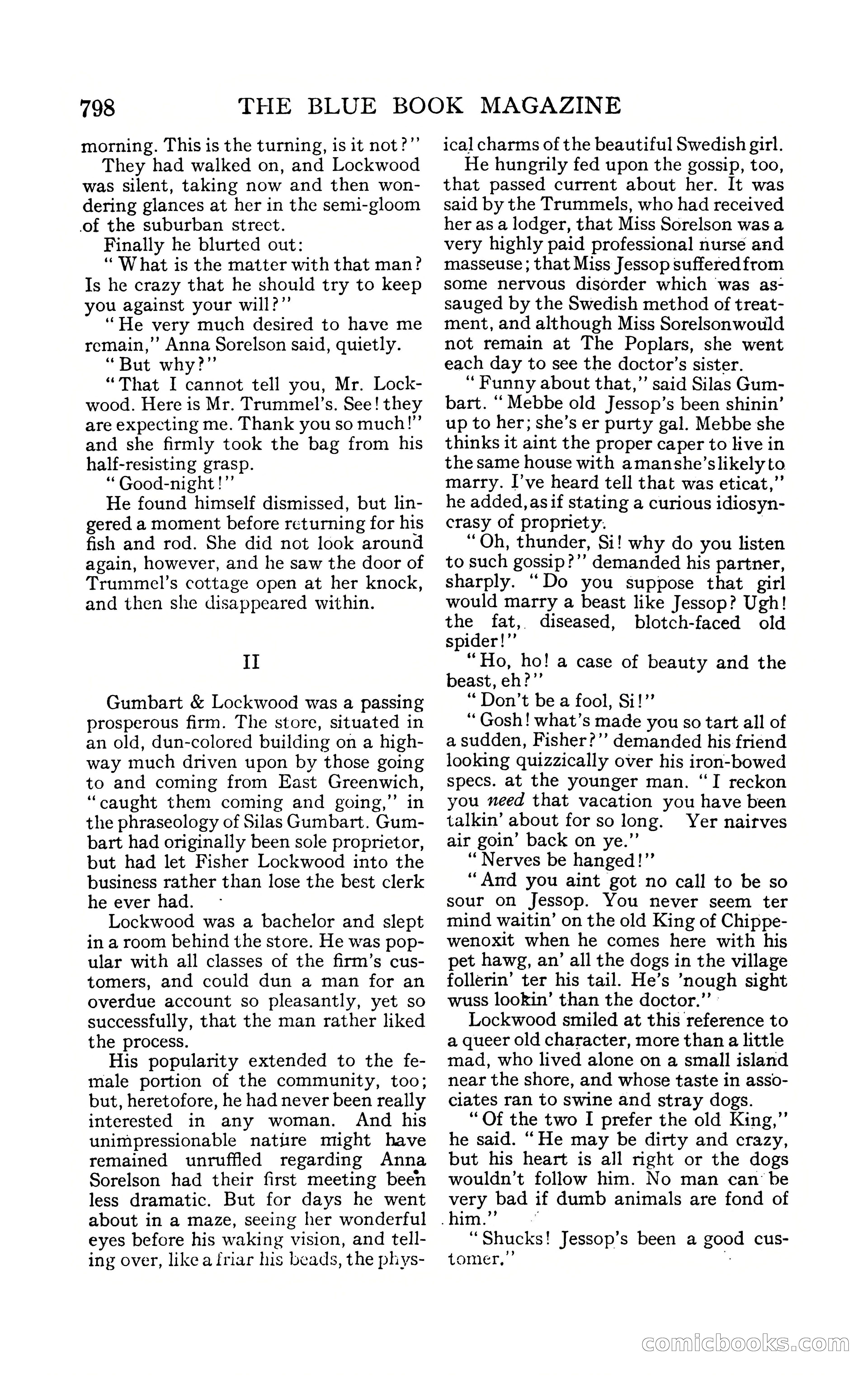 The Blue Book Magazine, February 1909 — page 130 of 244