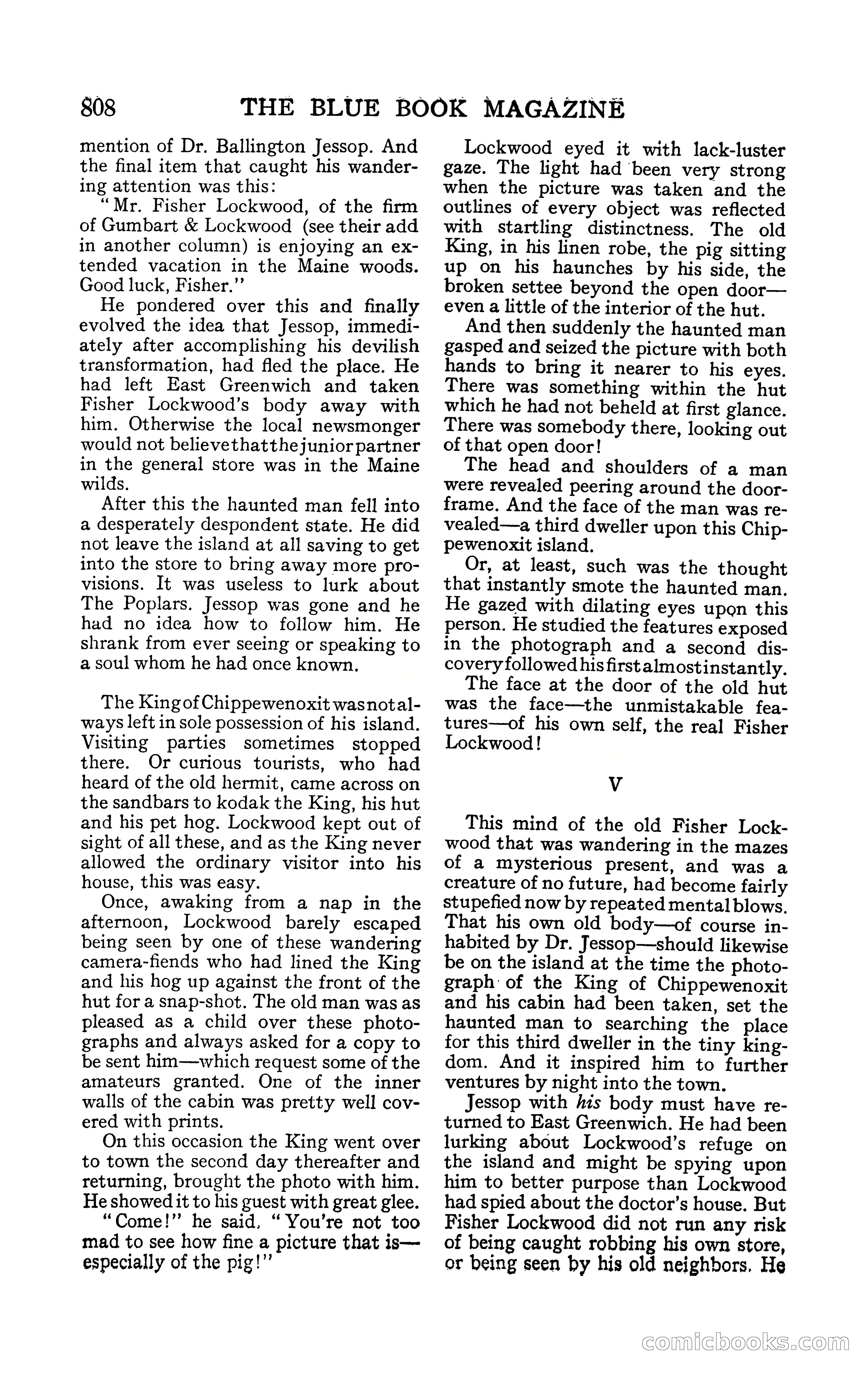 The Blue Book Magazine, February 1909 — page 140 of 244