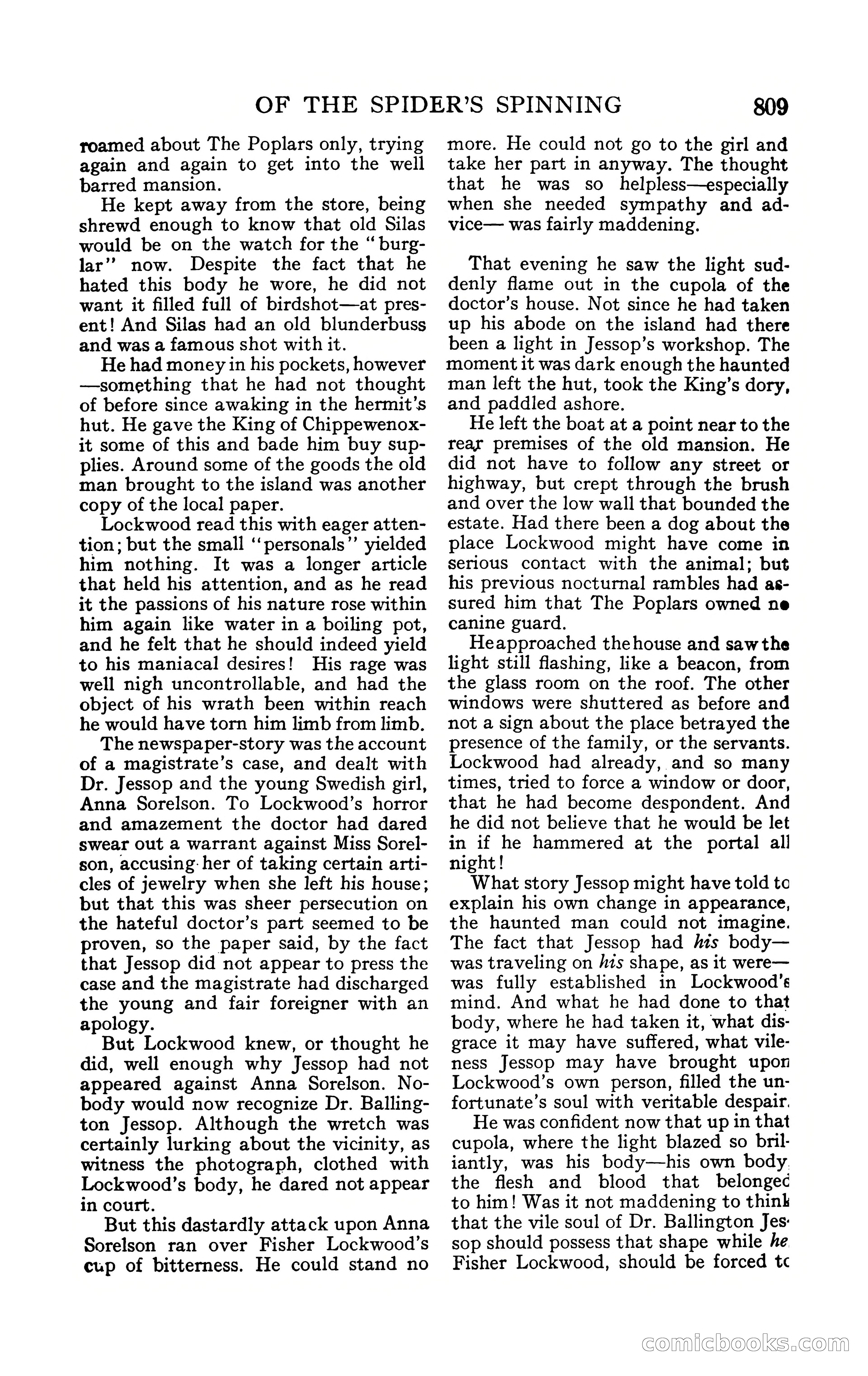 The Blue Book Magazine, February 1909 — page 141 of 244