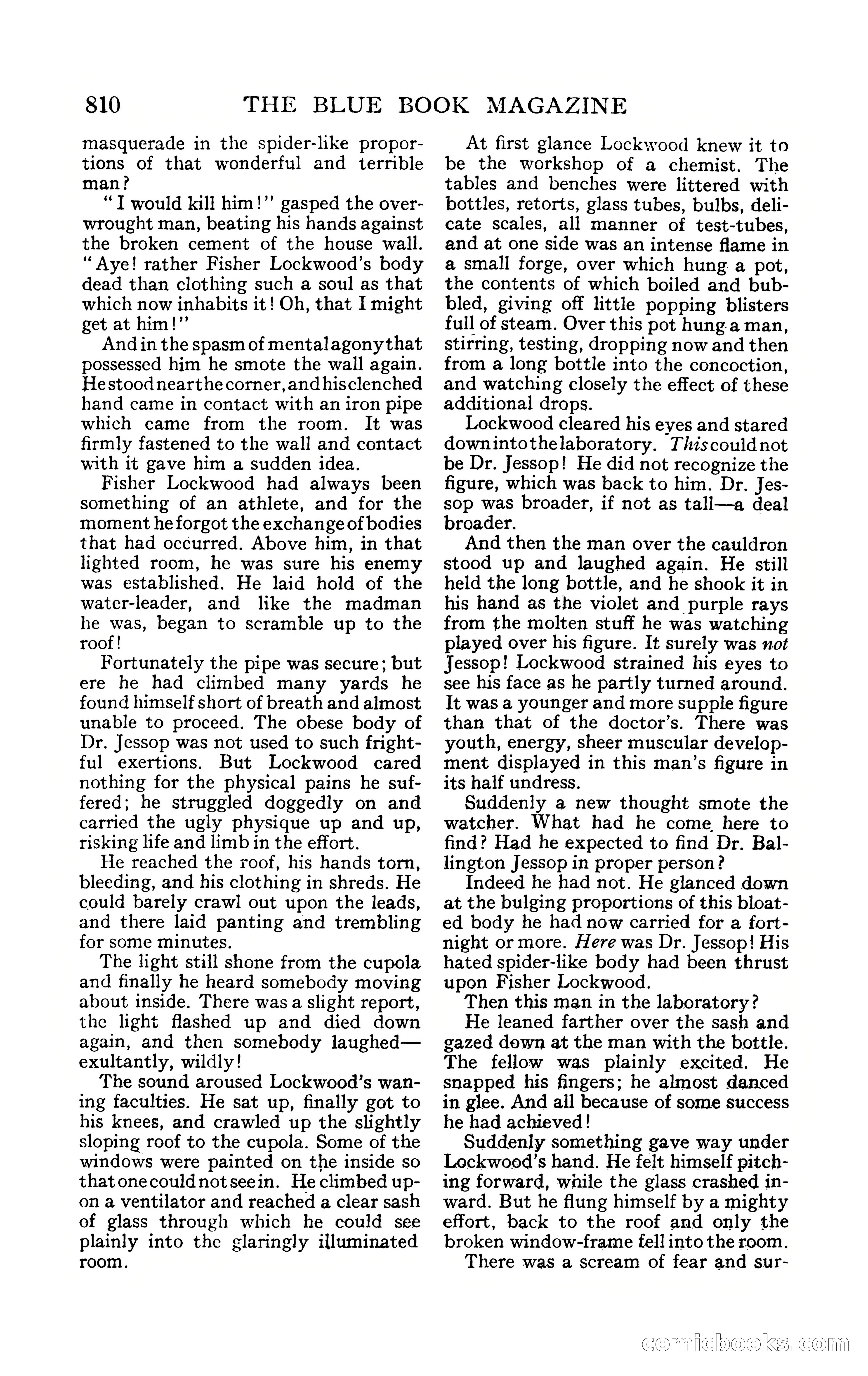 The Blue Book Magazine, February 1909 — page 142 of 244