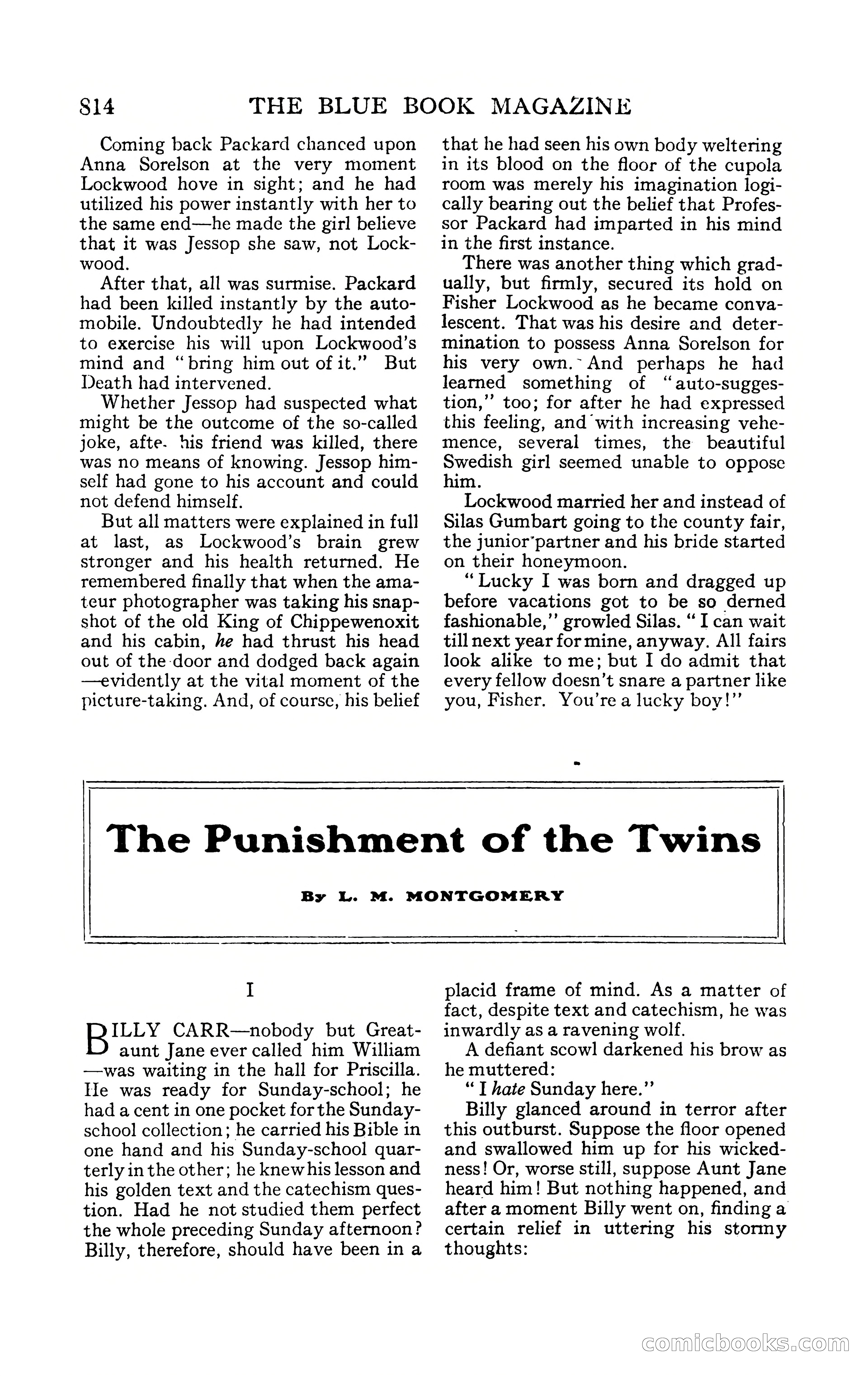 The Blue Book Magazine, February 1909 — page 146 of 244