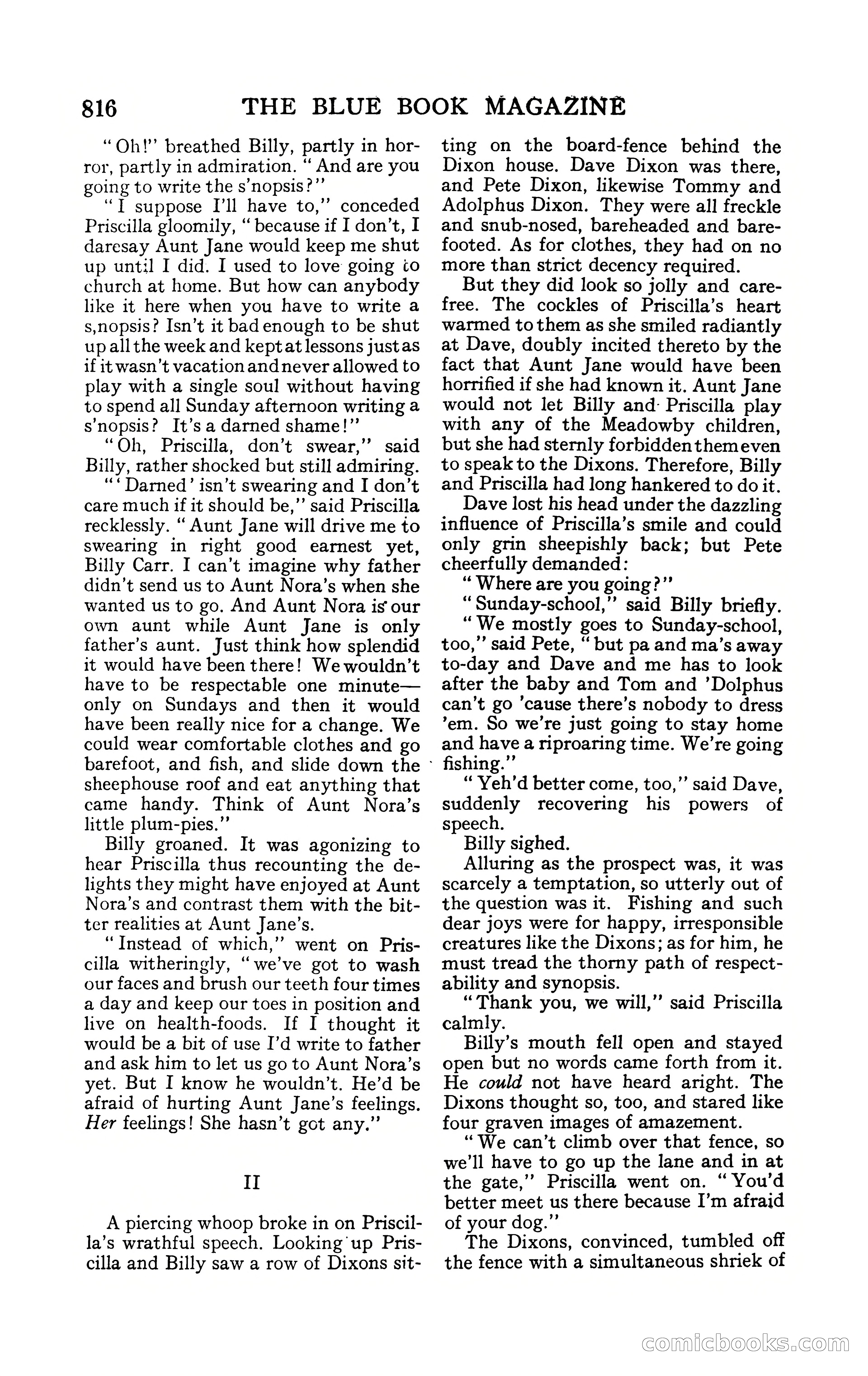 The Blue Book Magazine, February 1909 — page 148 of 244