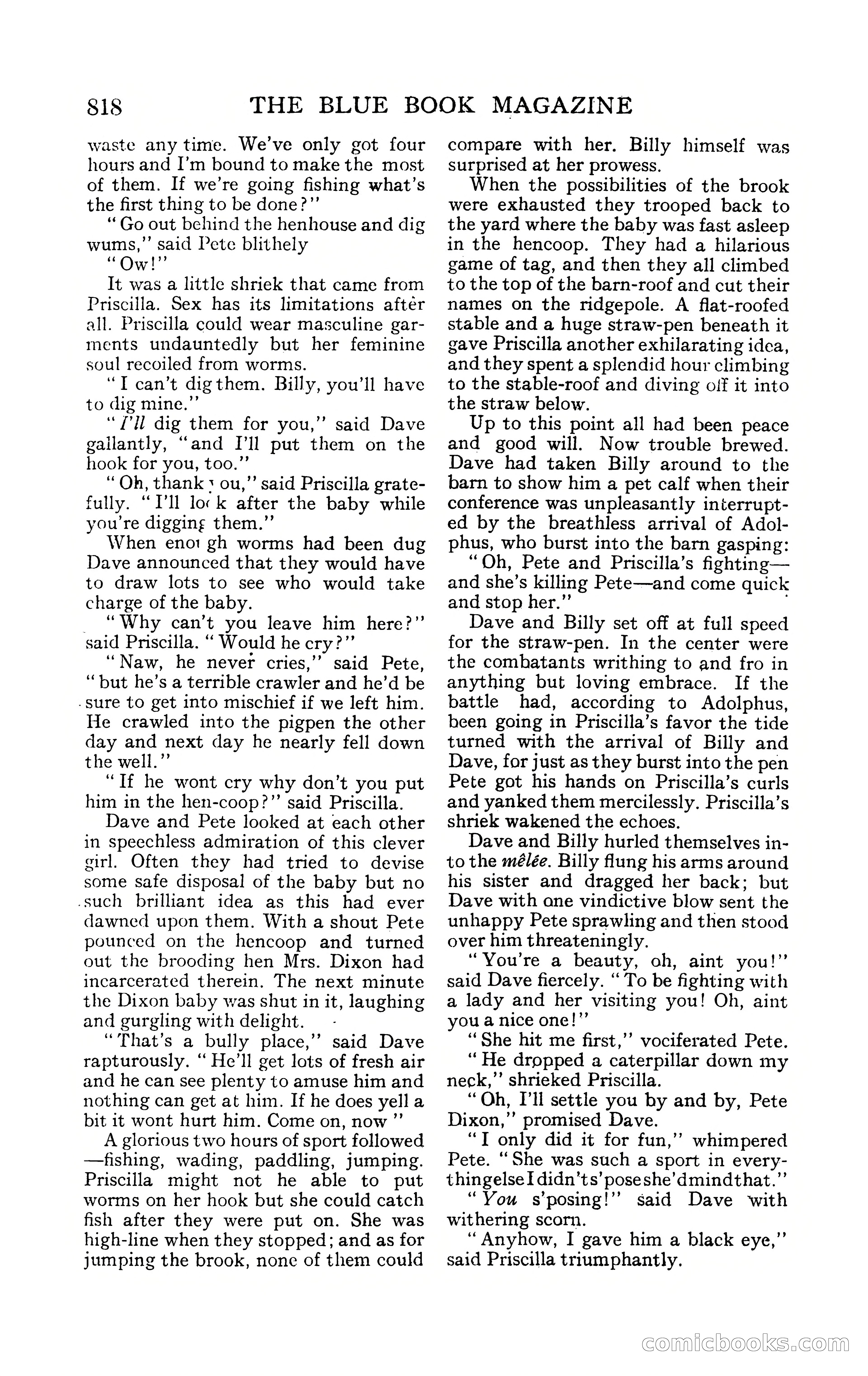 The Blue Book Magazine, February 1909 — page 150 of 244