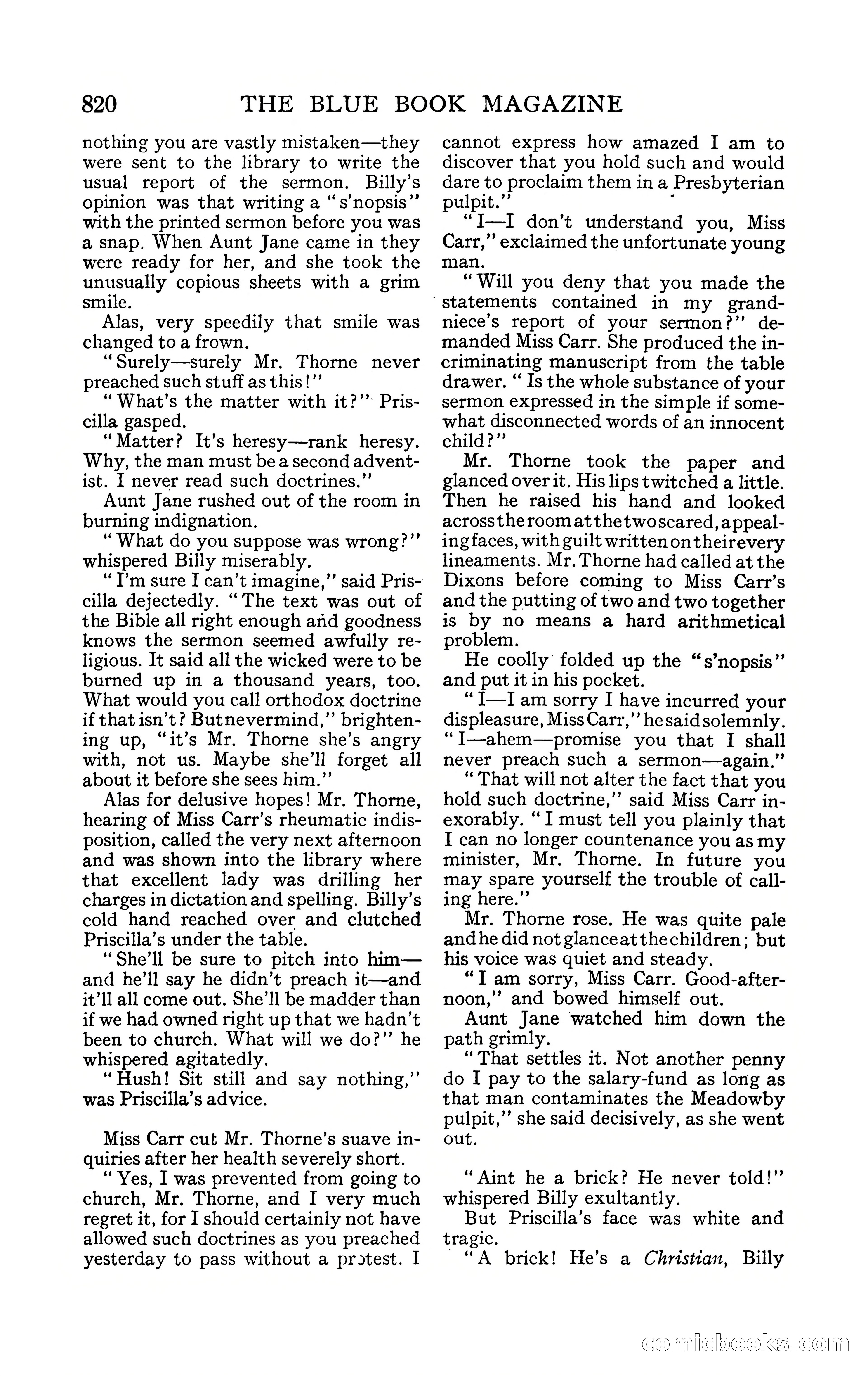 The Blue Book Magazine, February 1909 — page 152 of 244