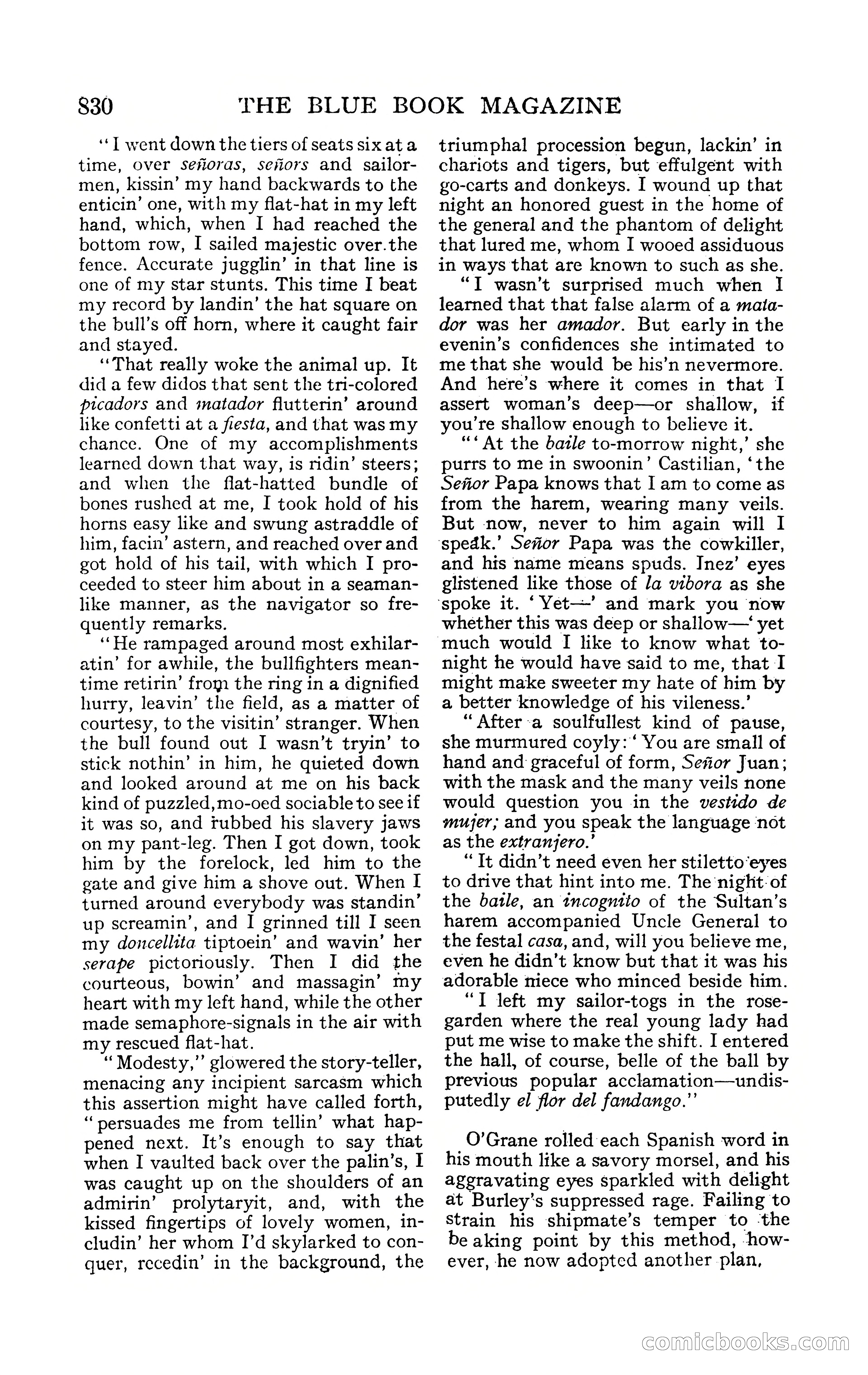 The Blue Book Magazine, February 1909 — page 162 of 244