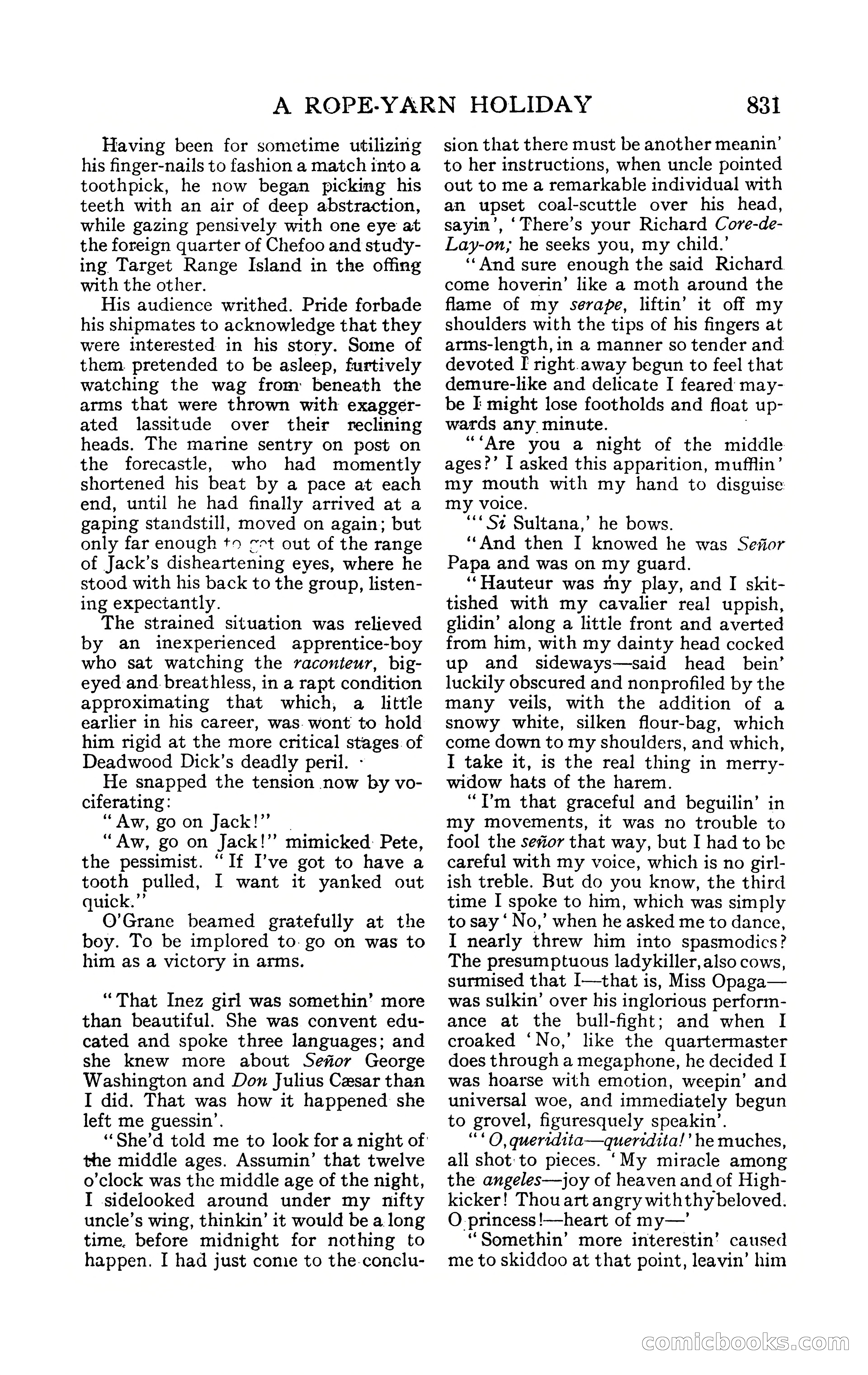 The Blue Book Magazine, February 1909 — page 163 of 244