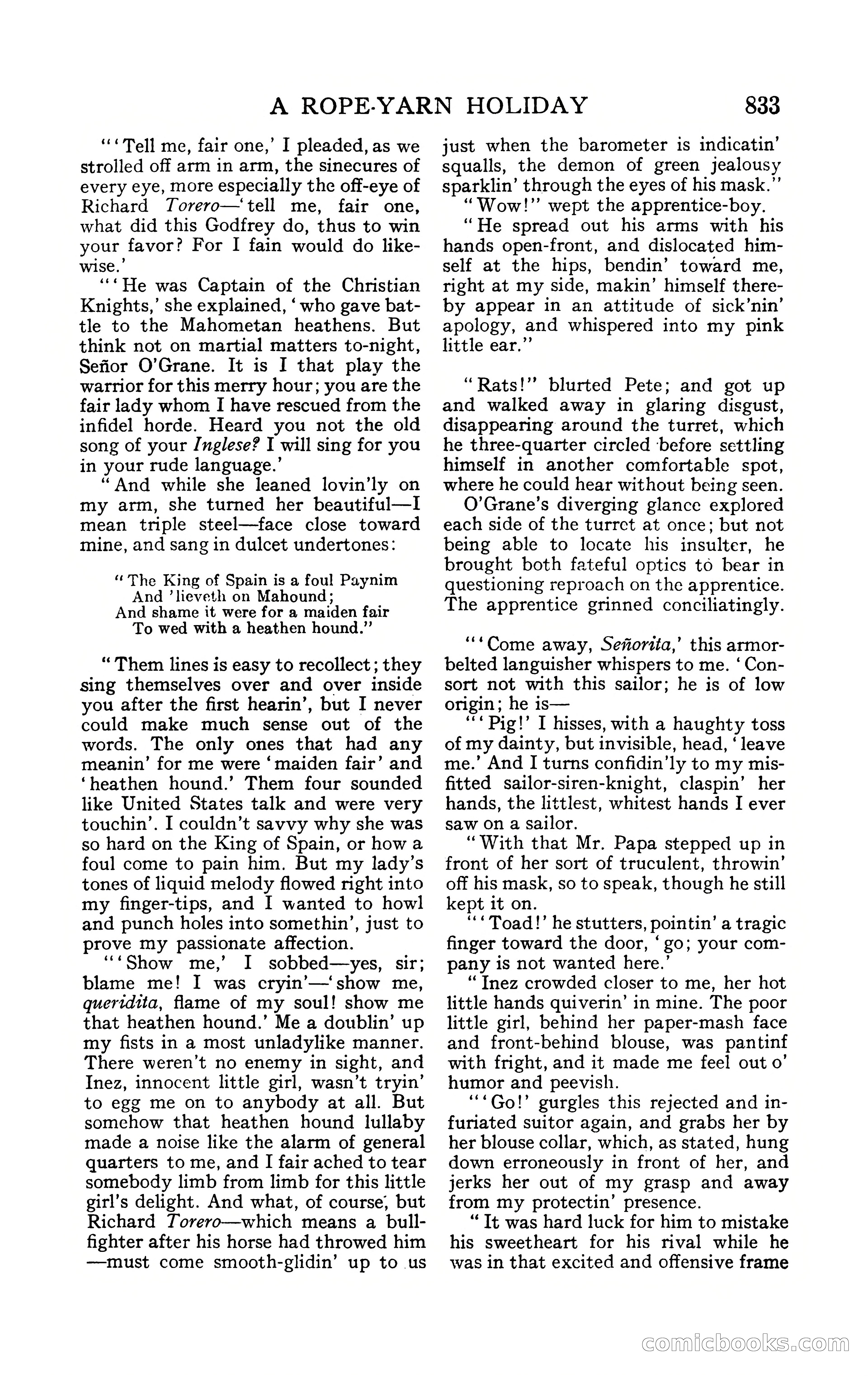 The Blue Book Magazine, February 1909 — page 165 of 244
