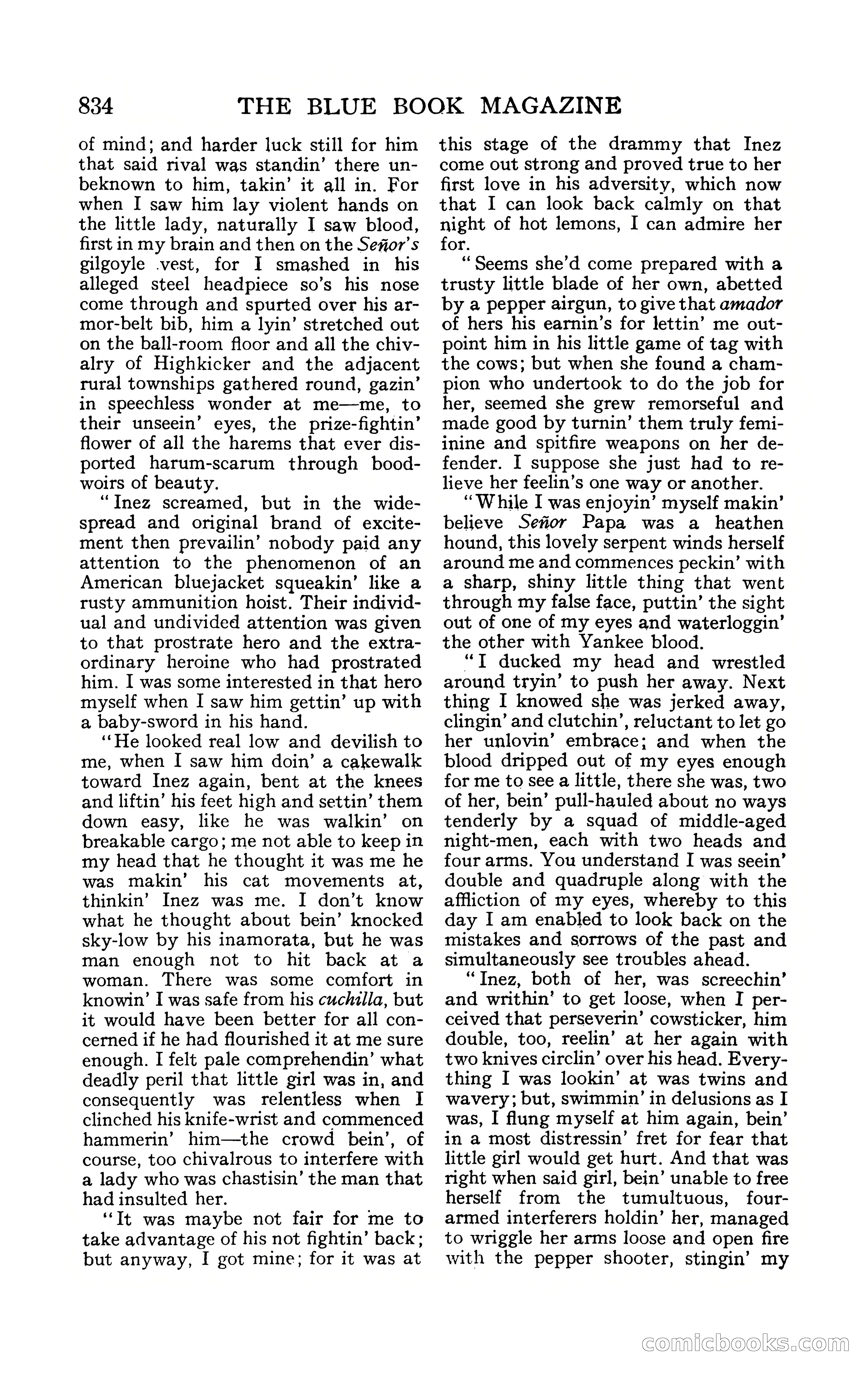 The Blue Book Magazine, February 1909 — page 166 of 244