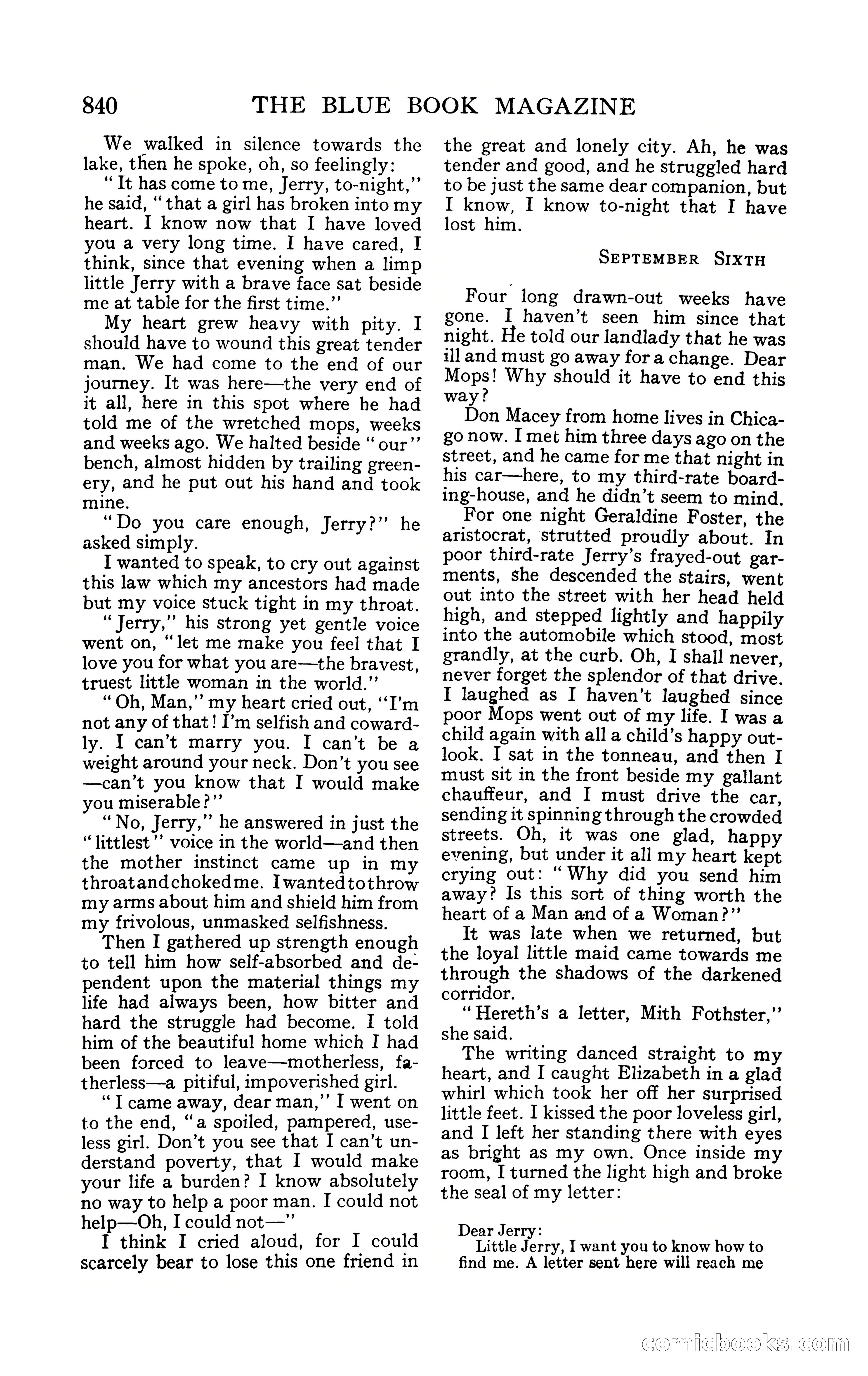 The Blue Book Magazine, February 1909 — page 172 of 244