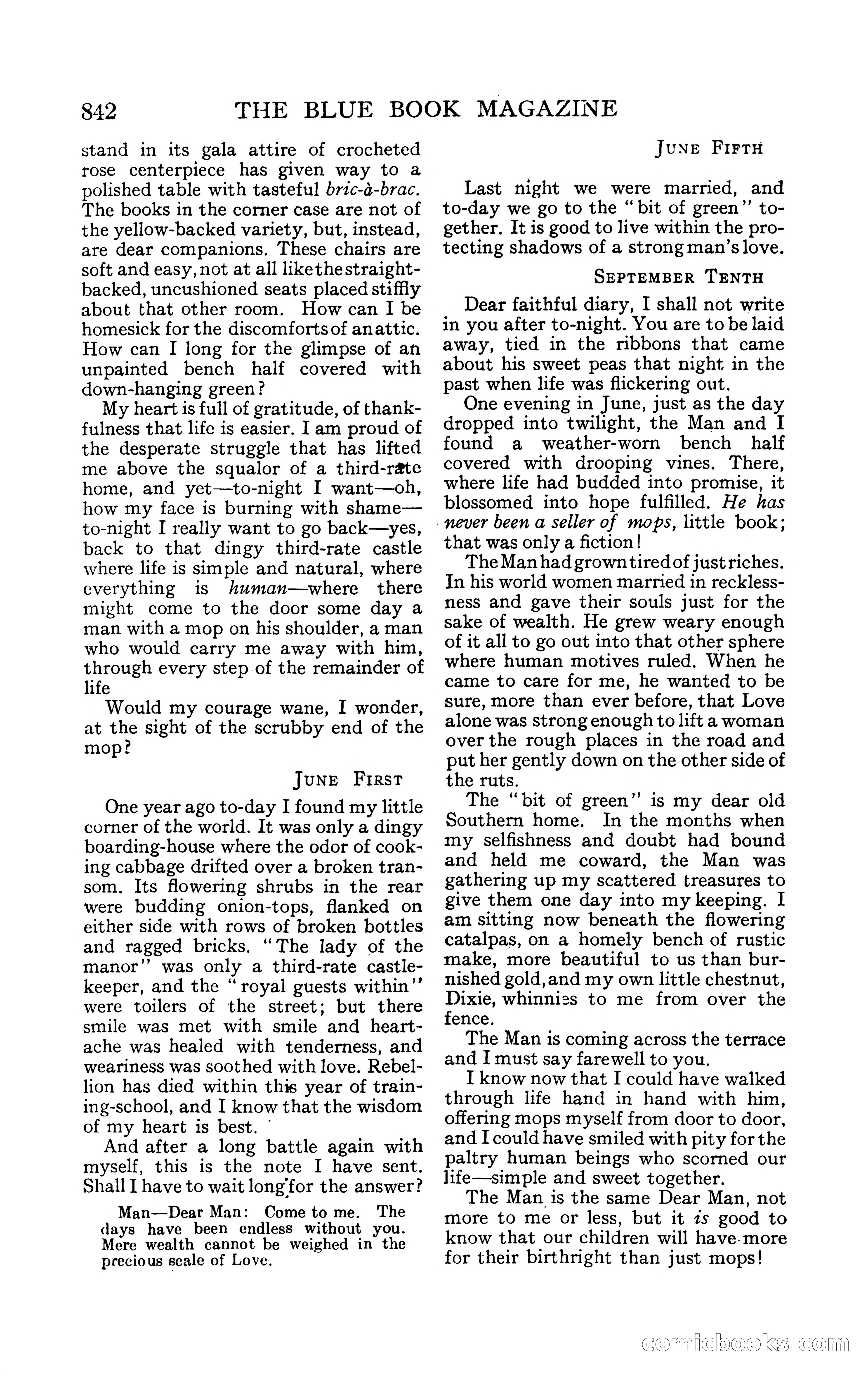 The Blue Book Magazine, February 1909 — page 174 of 244