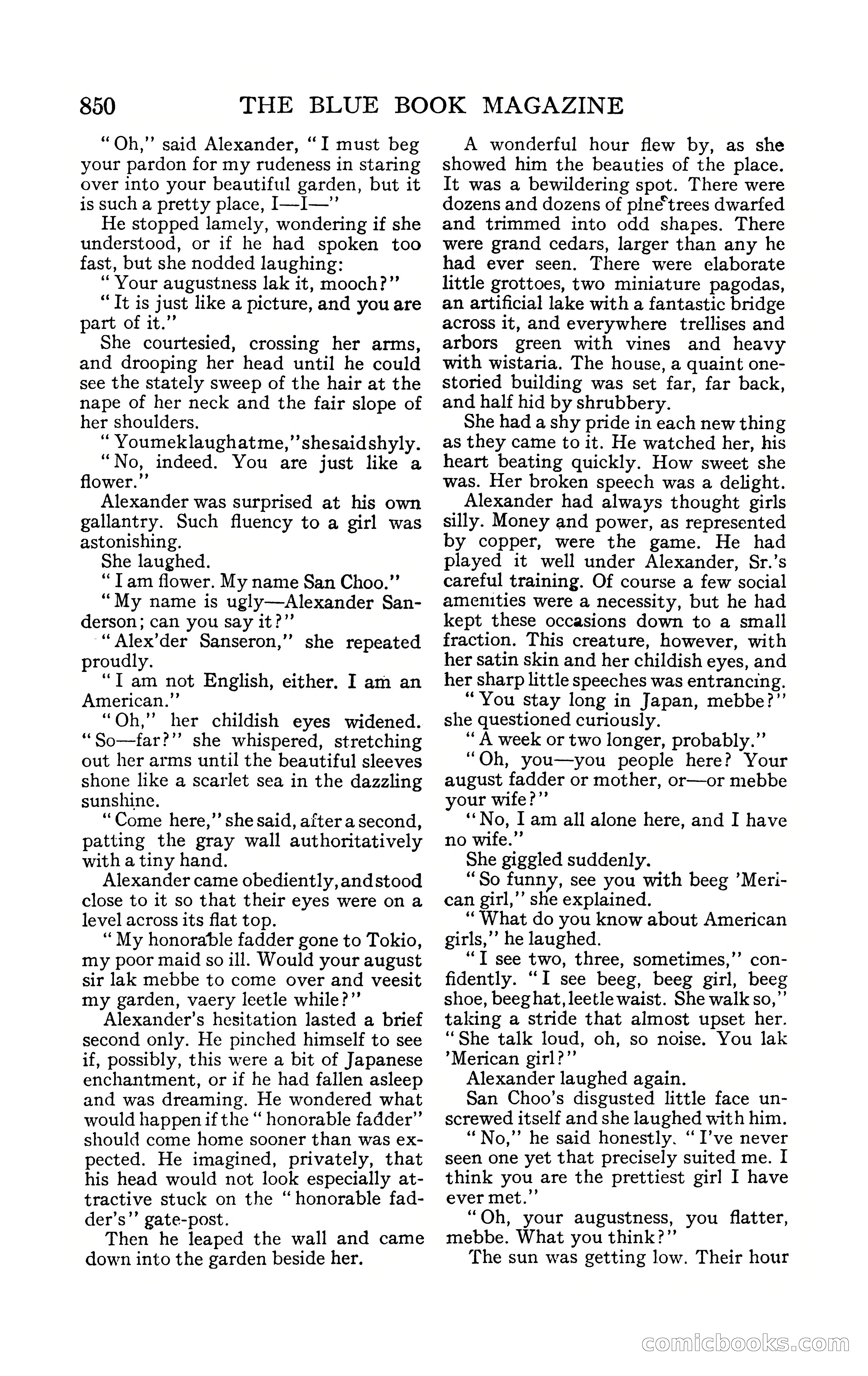 The Blue Book Magazine, February 1909 — page 182 of 244