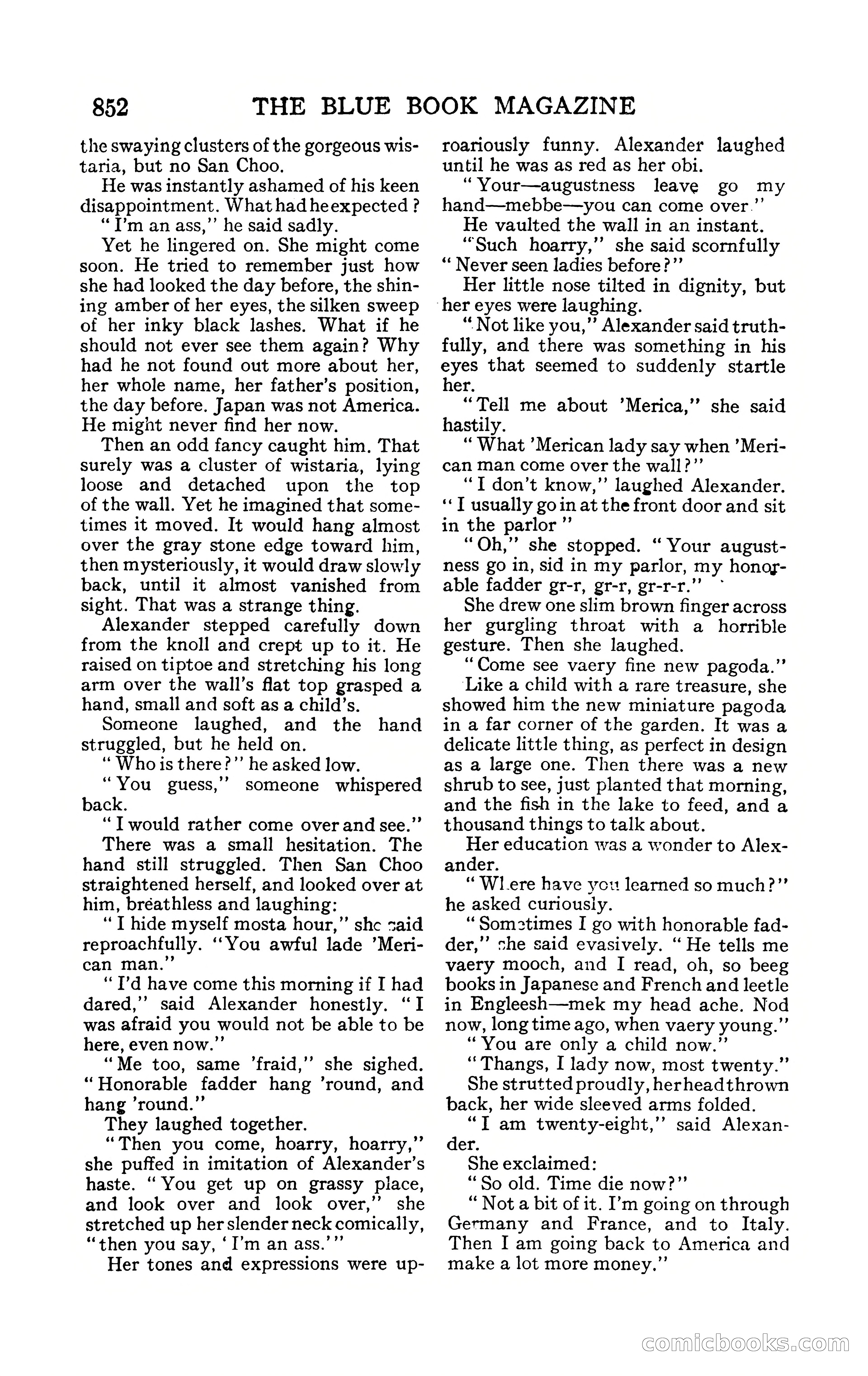 The Blue Book Magazine, February 1909 — page 184 of 244
