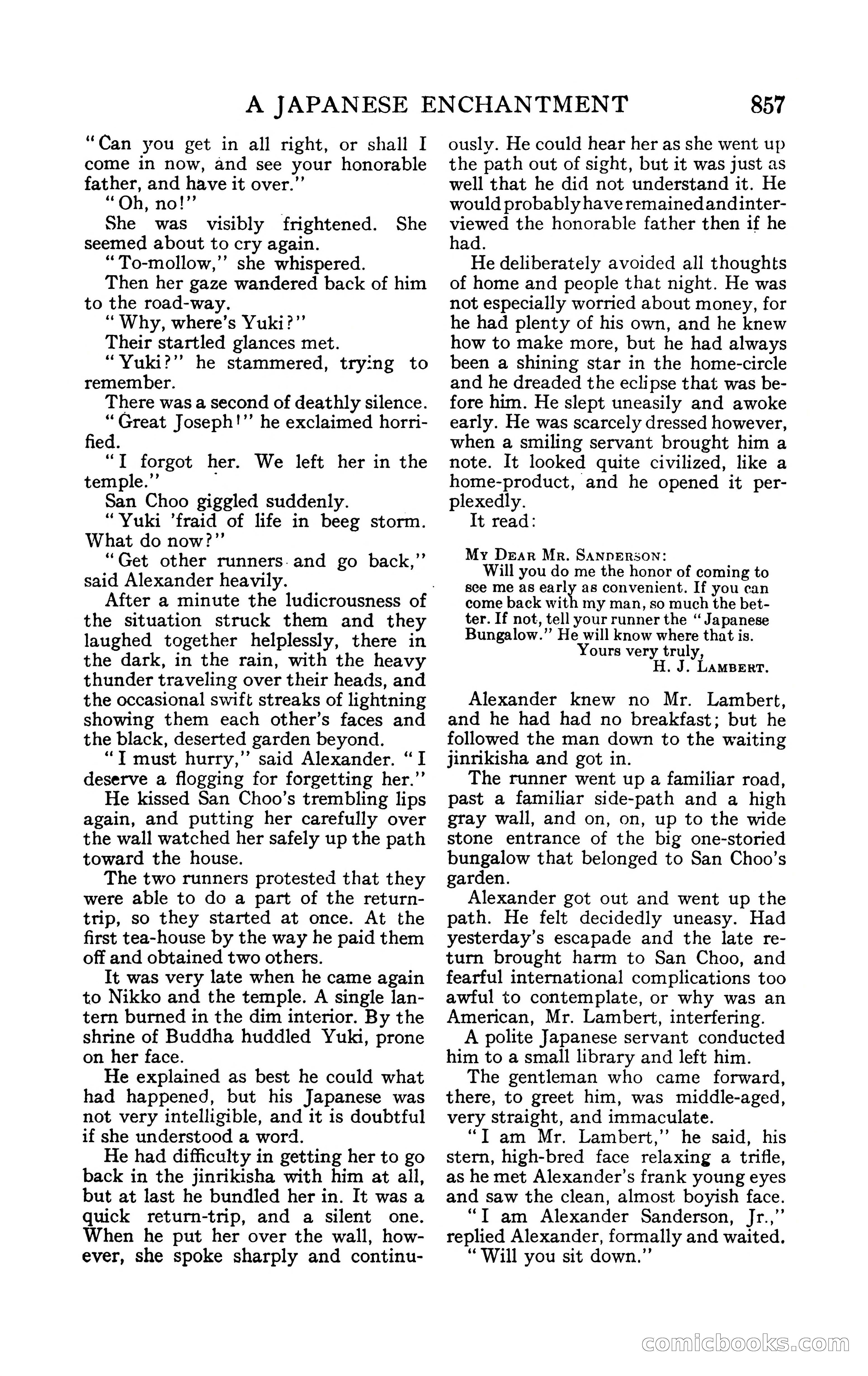 The Blue Book Magazine, February 1909 — page 189 of 244