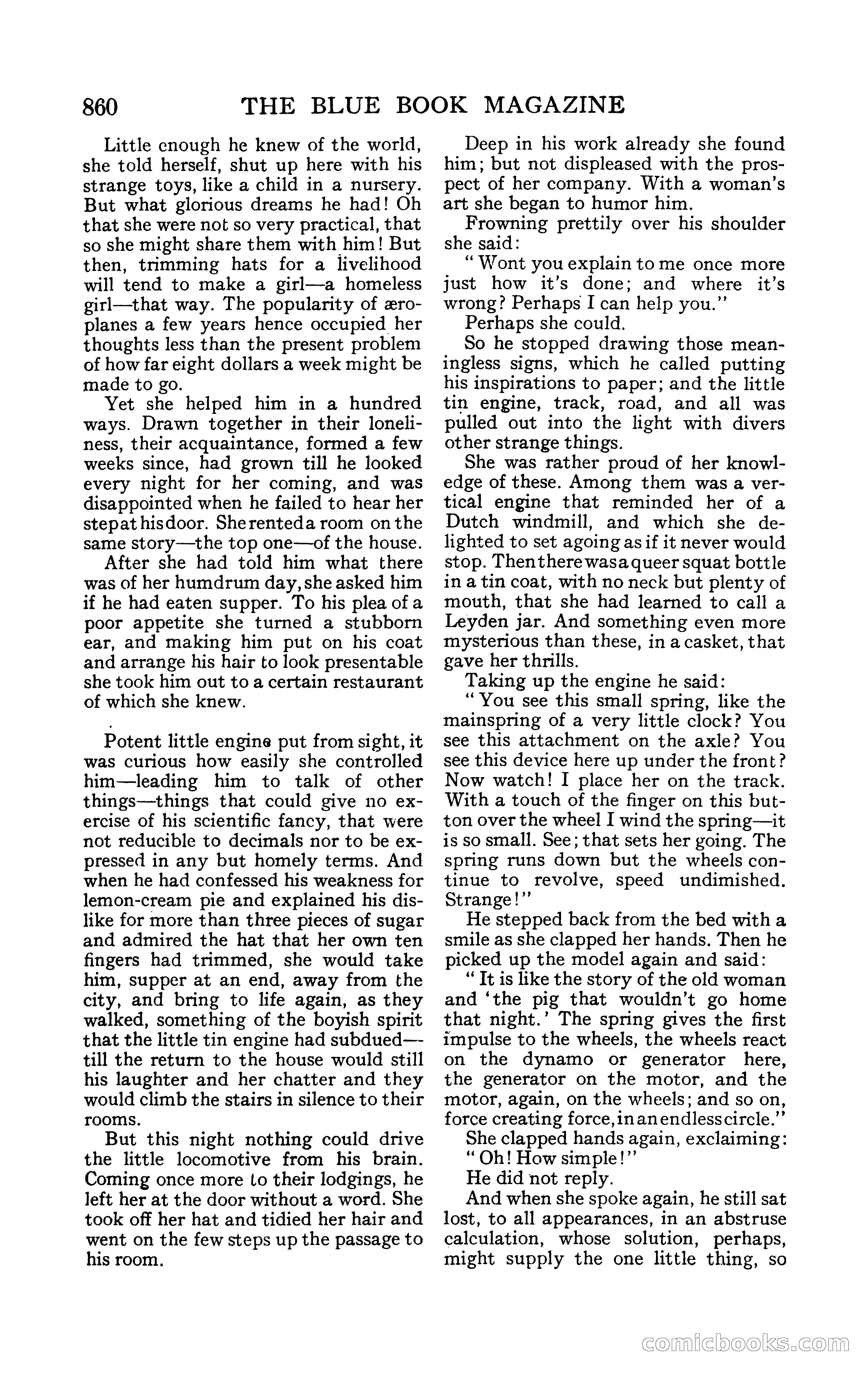 The Blue Book Magazine, February 1909 — page 192 of 244