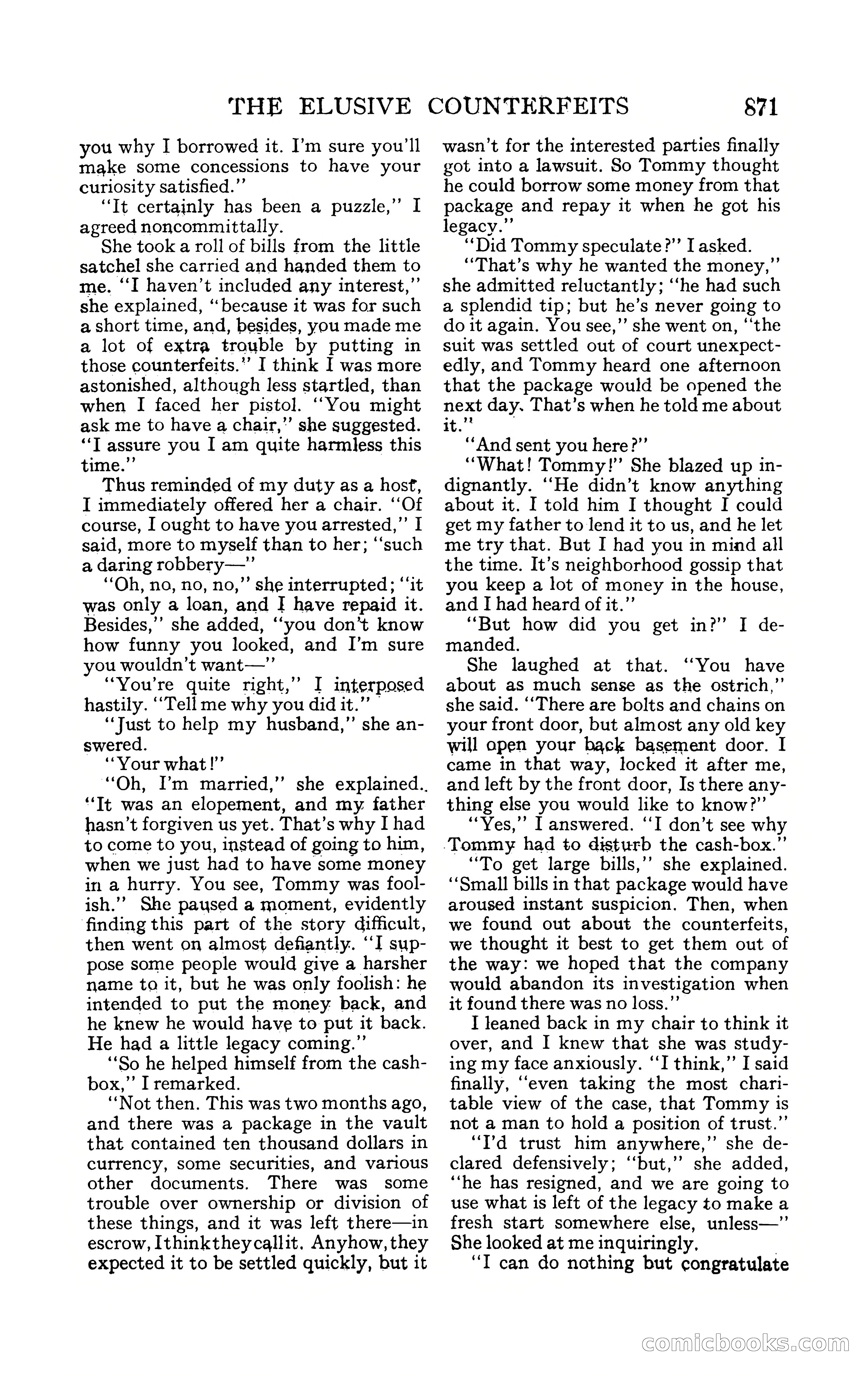 The Blue Book Magazine, February 1909 — page 203 of 244