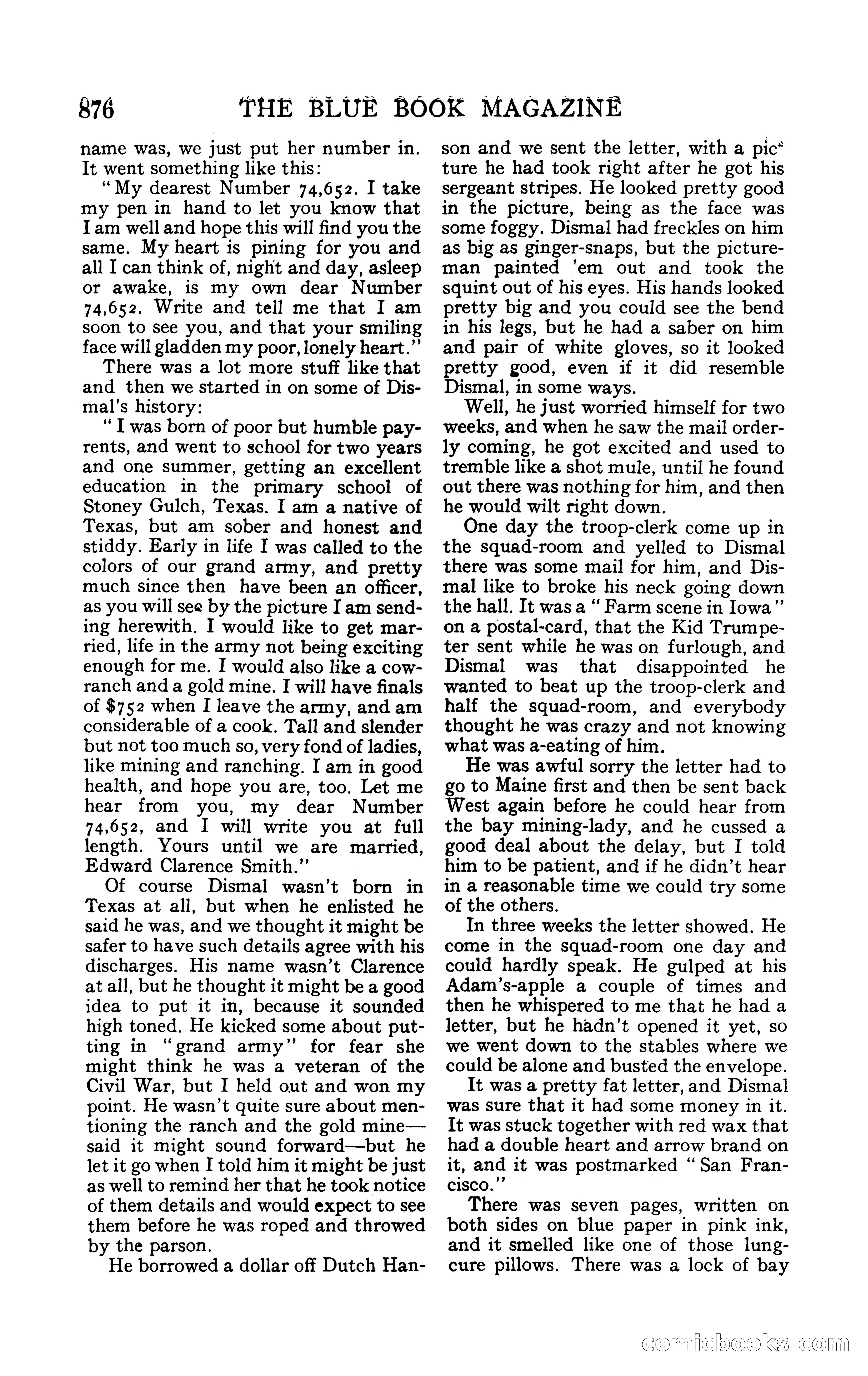 The Blue Book Magazine, February 1909 — page 208 of 244