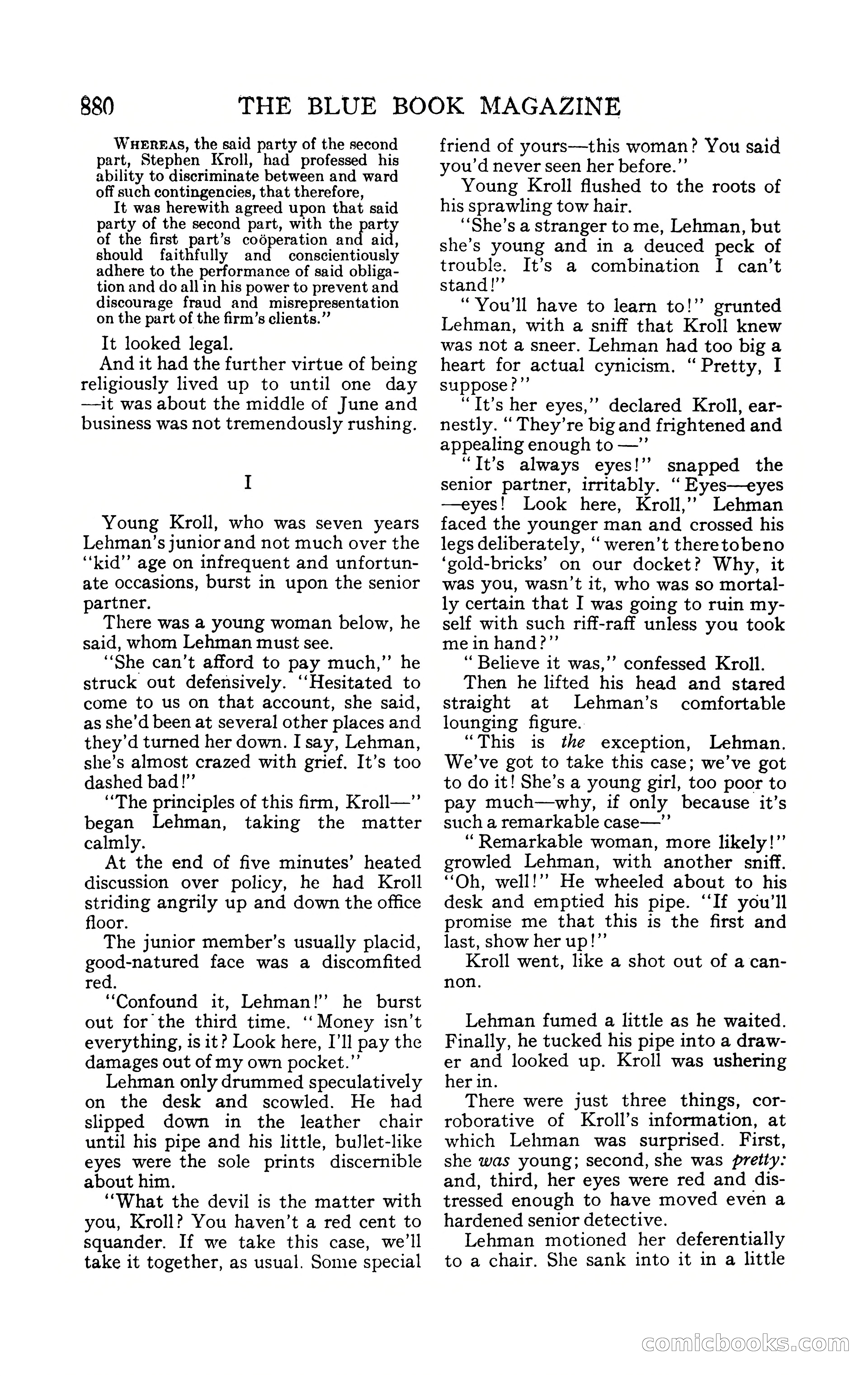 The Blue Book Magazine, February 1909 — page 212 of 244