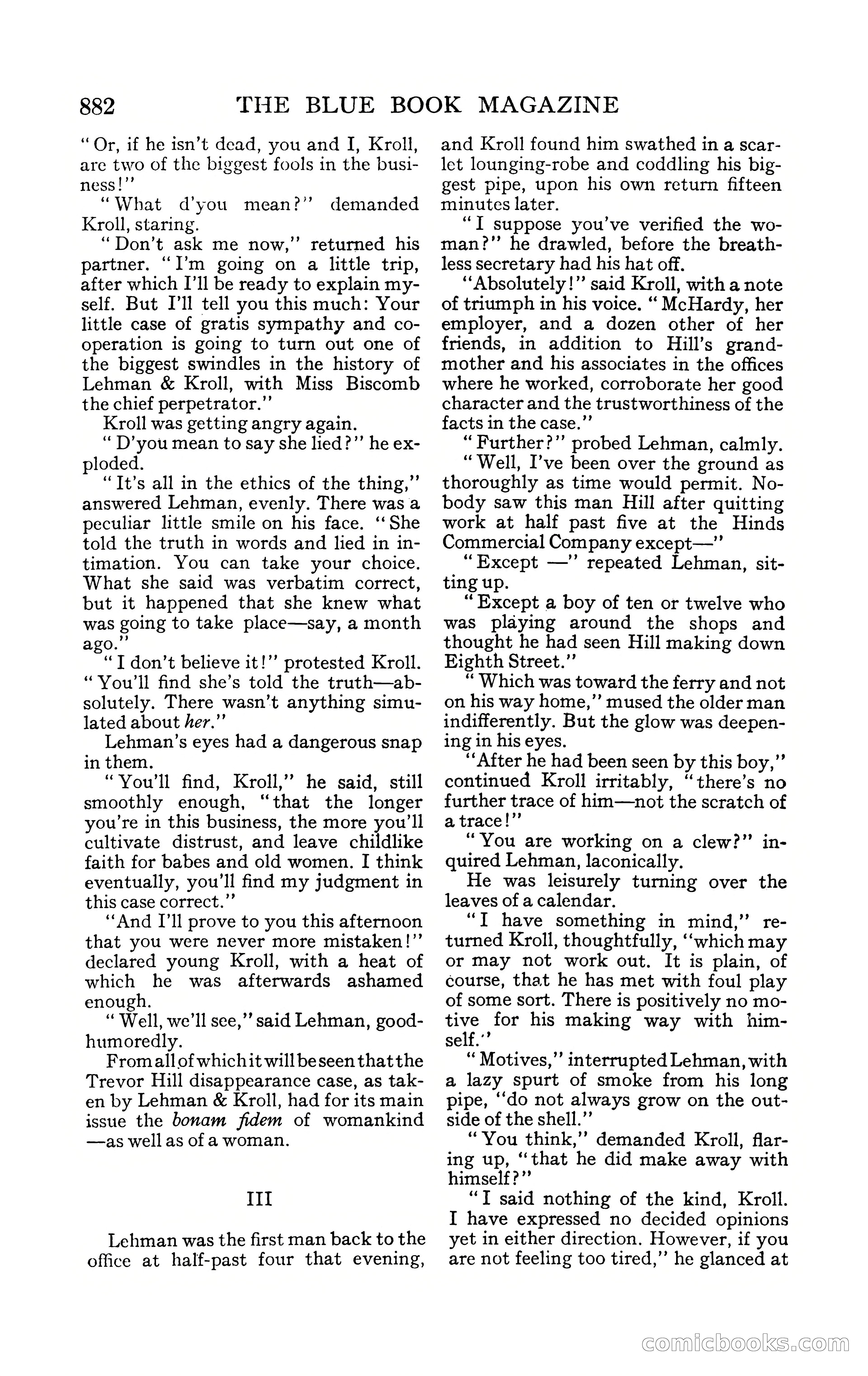 The Blue Book Magazine, February 1909 — page 214 of 244