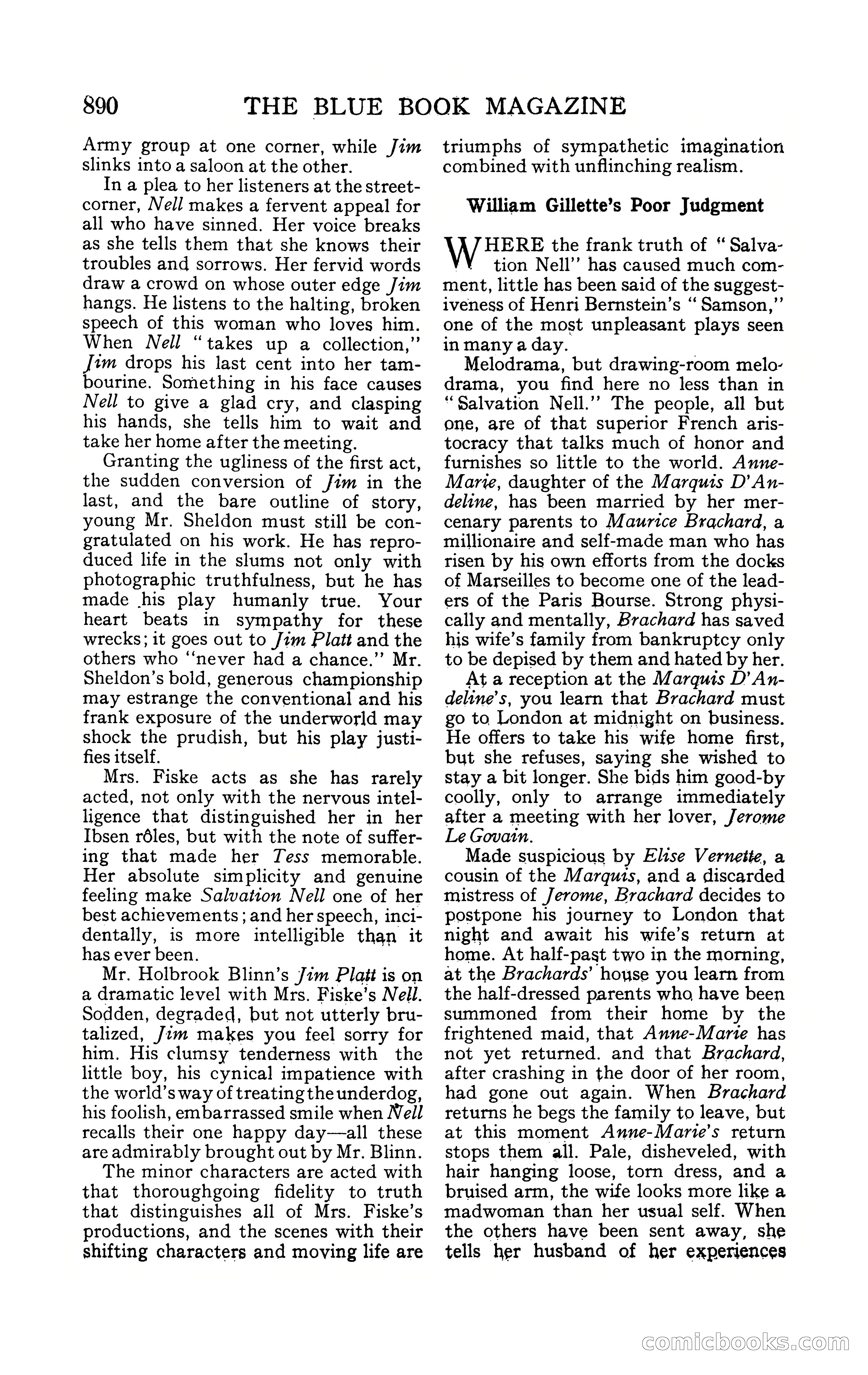 The Blue Book Magazine, February 1909 — page 222 of 244