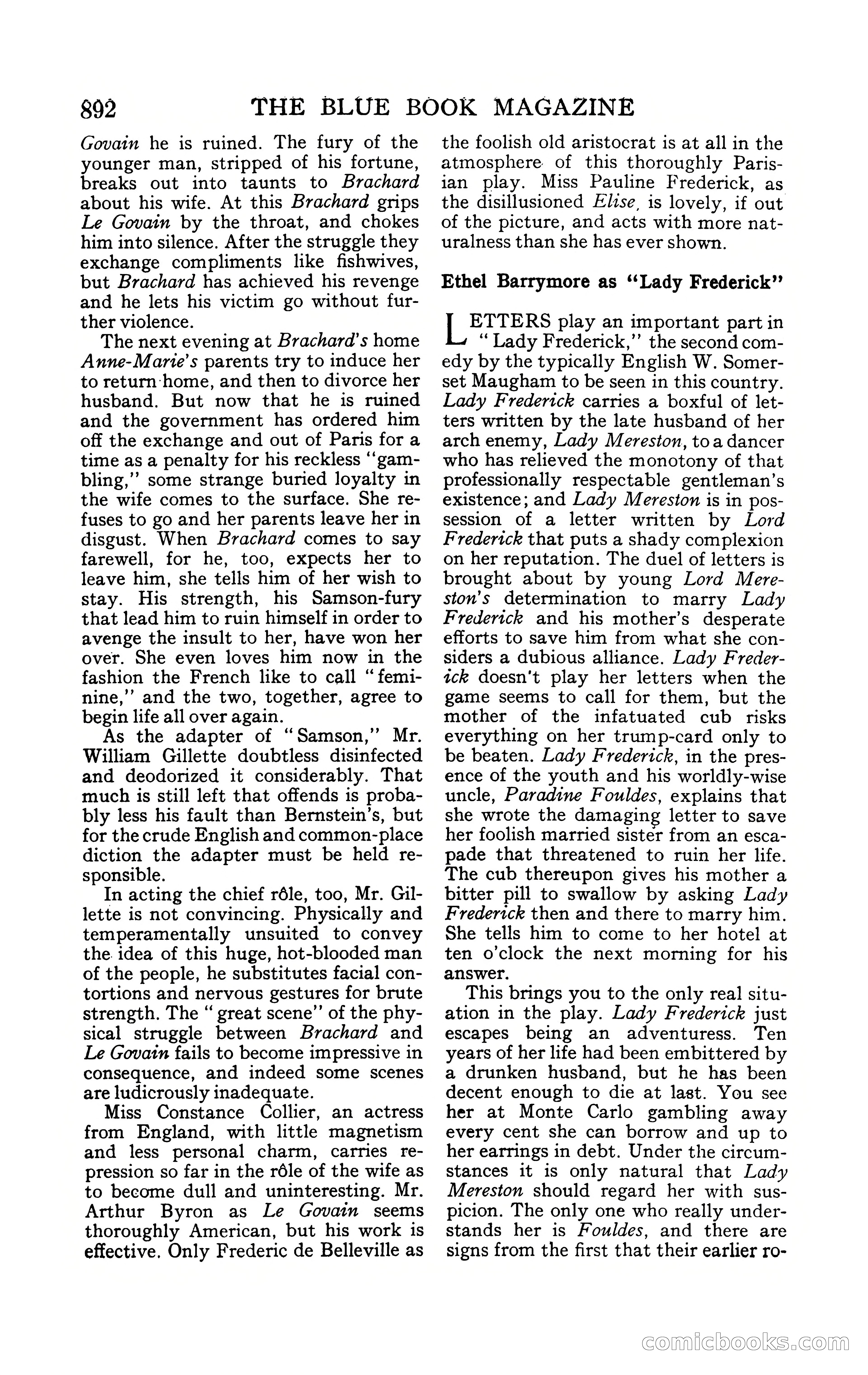 The Blue Book Magazine, February 1909 — page 224 of 244