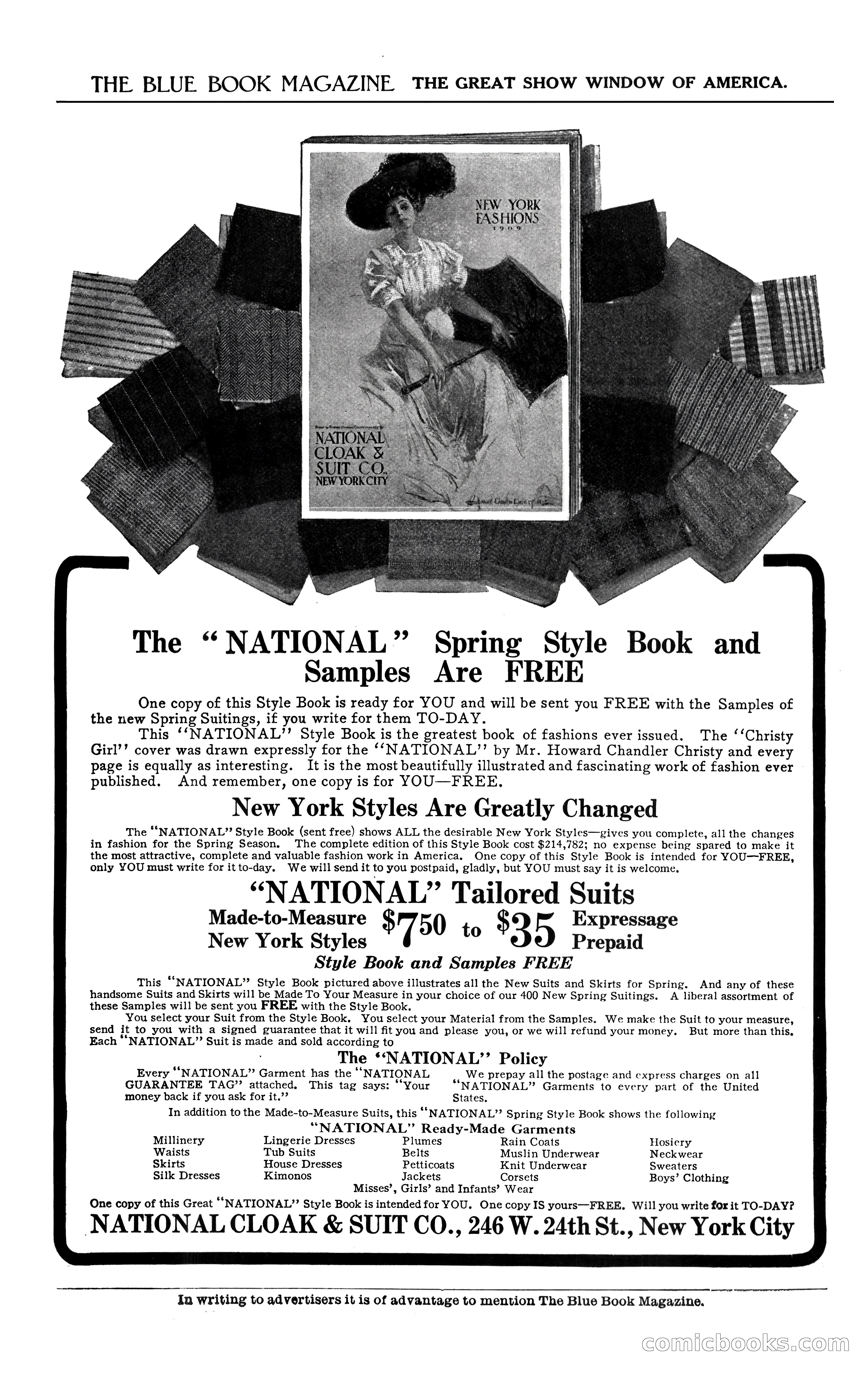 The Blue Book Magazine, February 1909 — page 233 of 244
