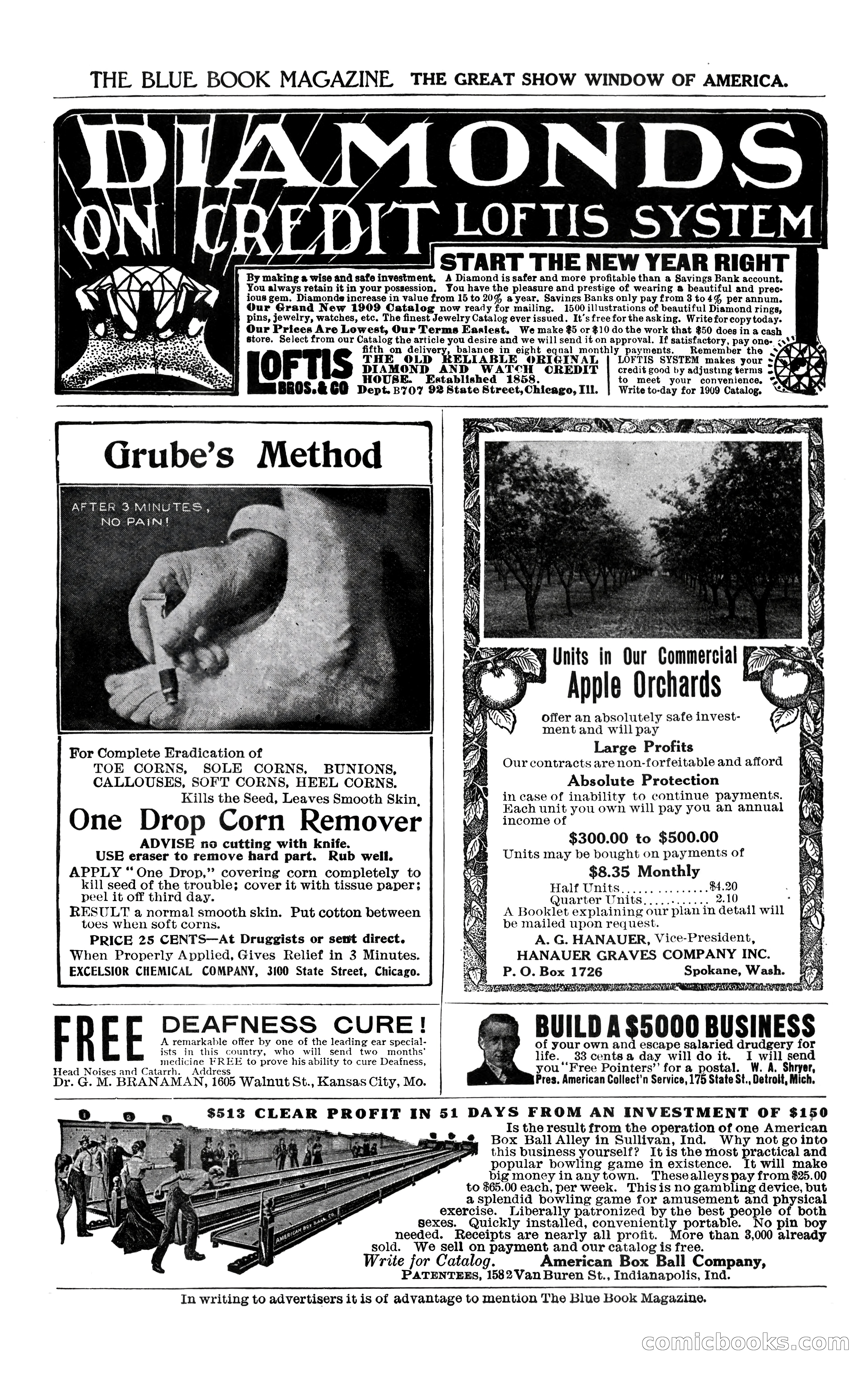 The Blue Book Magazine, February 1909 — page 235 of 244