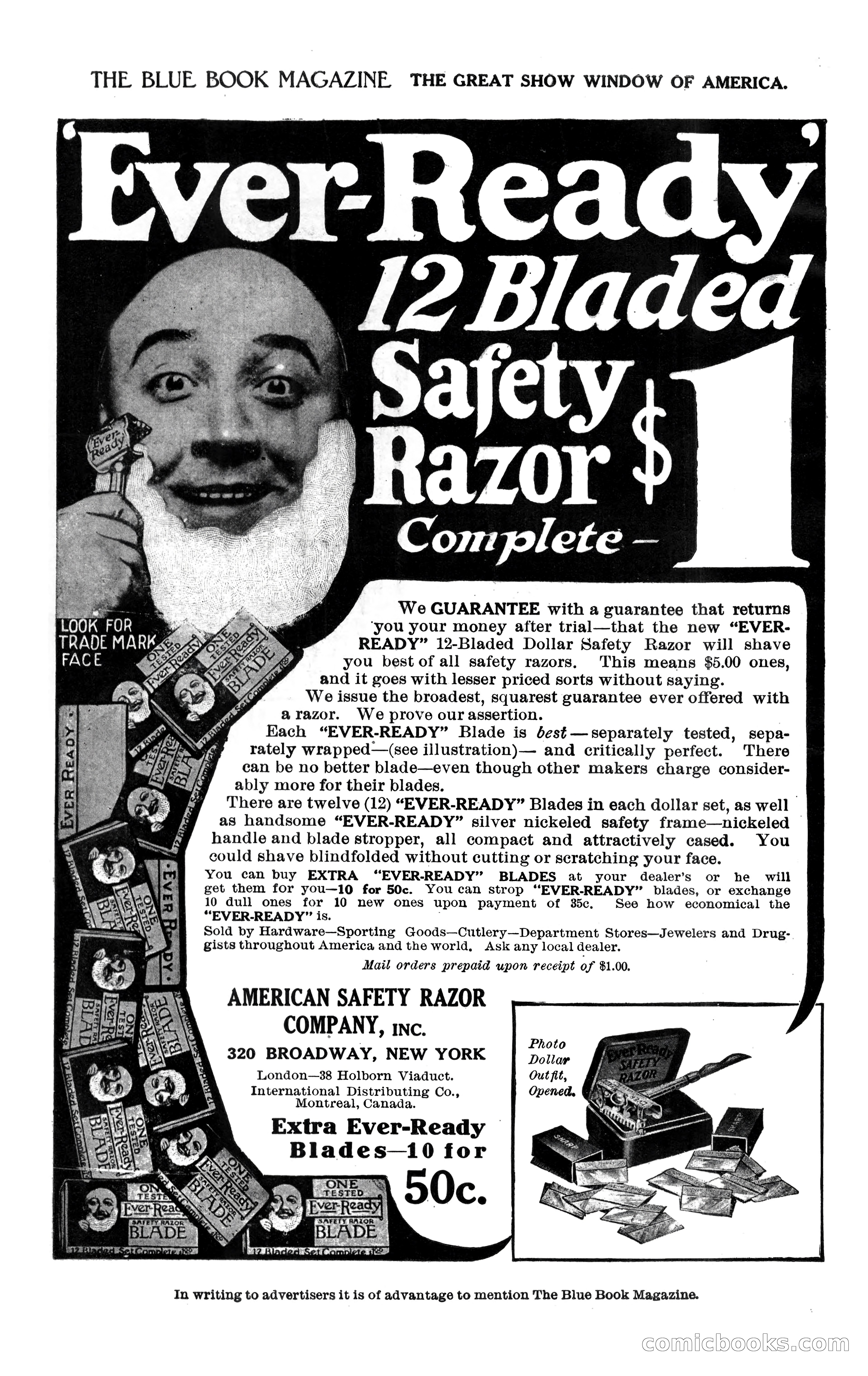 The Blue Book Magazine, February 1909 — page 244 of 244