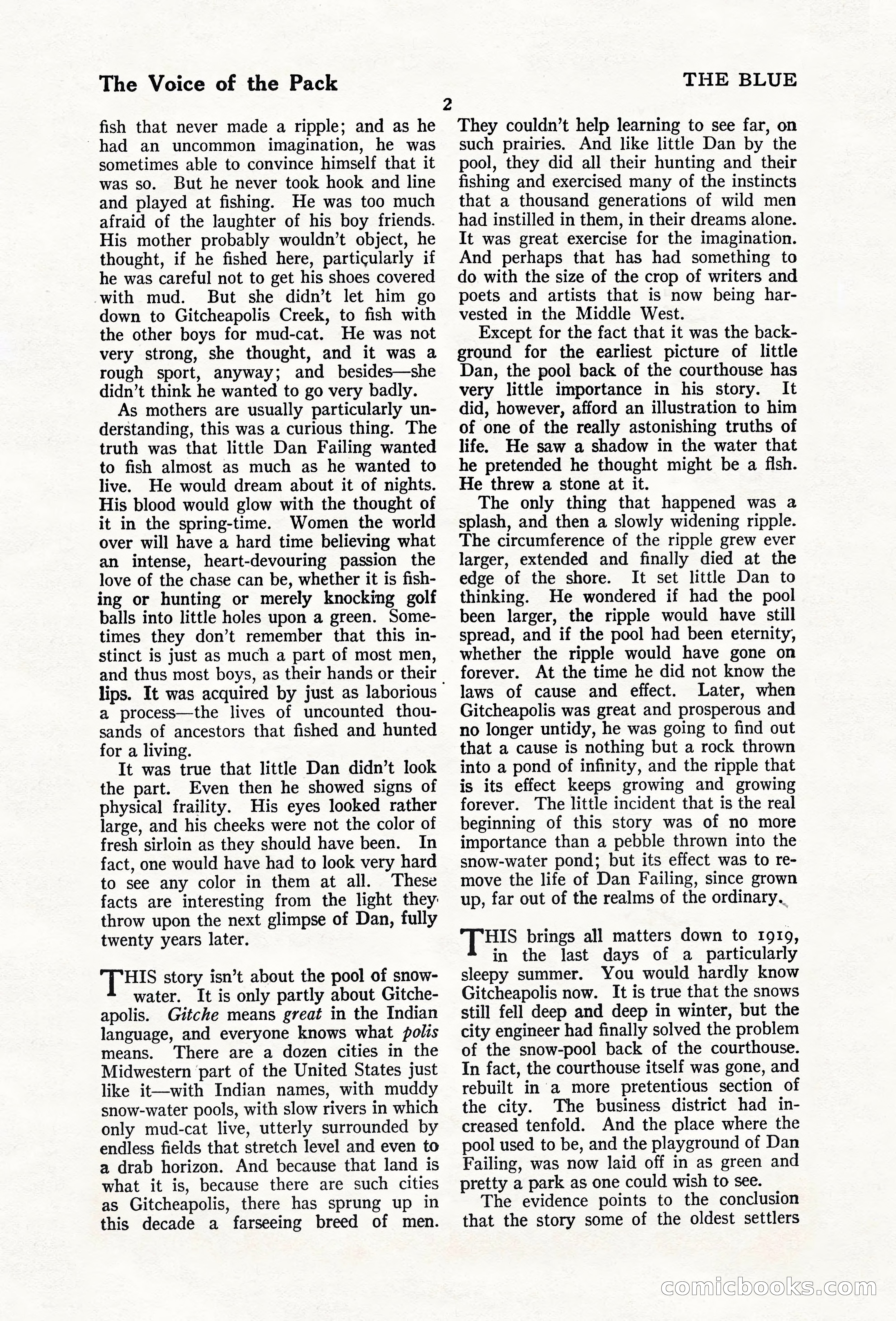 The Blue Book Magazine, February 1920 — page 8 of 210