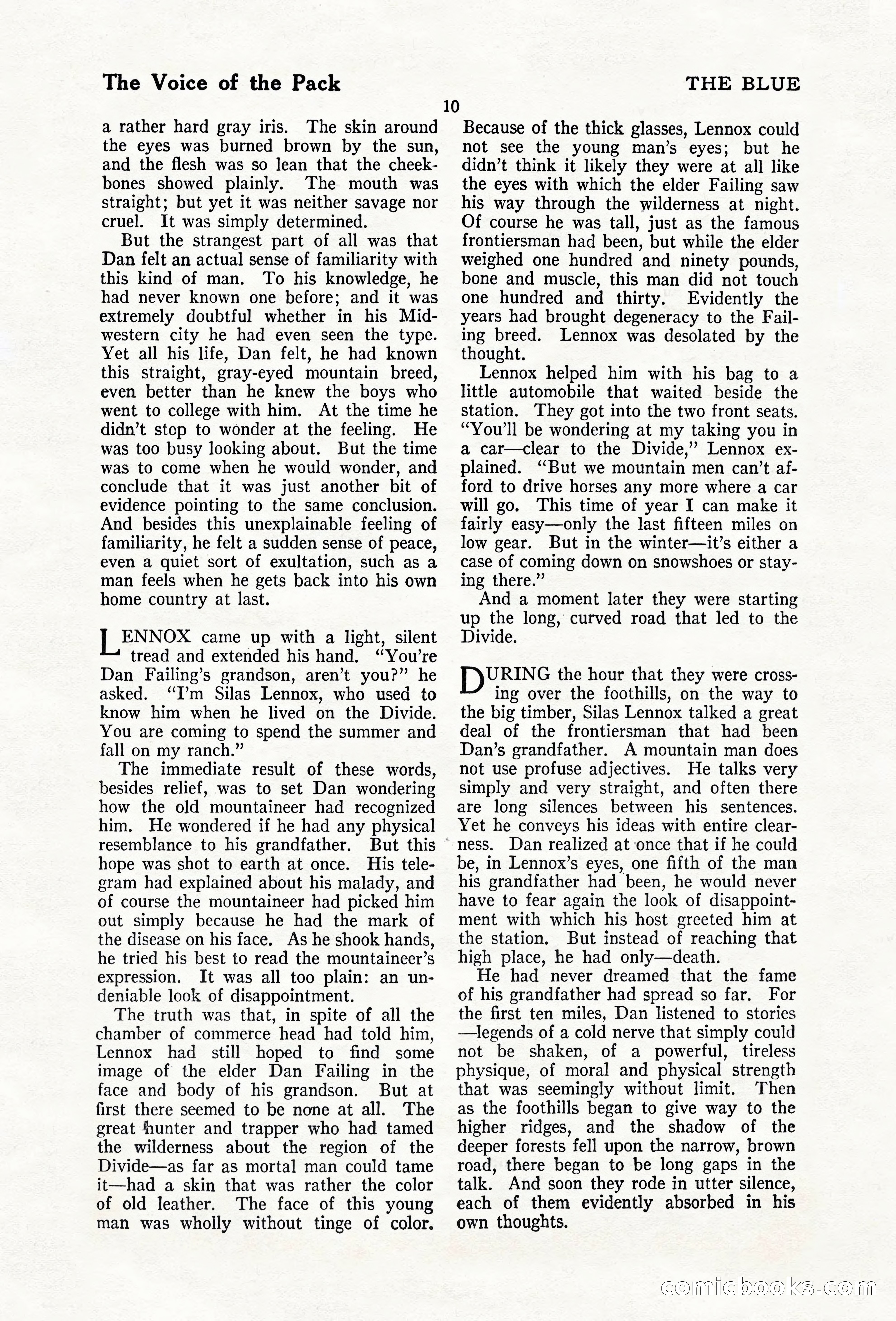 The Blue Book Magazine, February 1920 — page 16 of 210