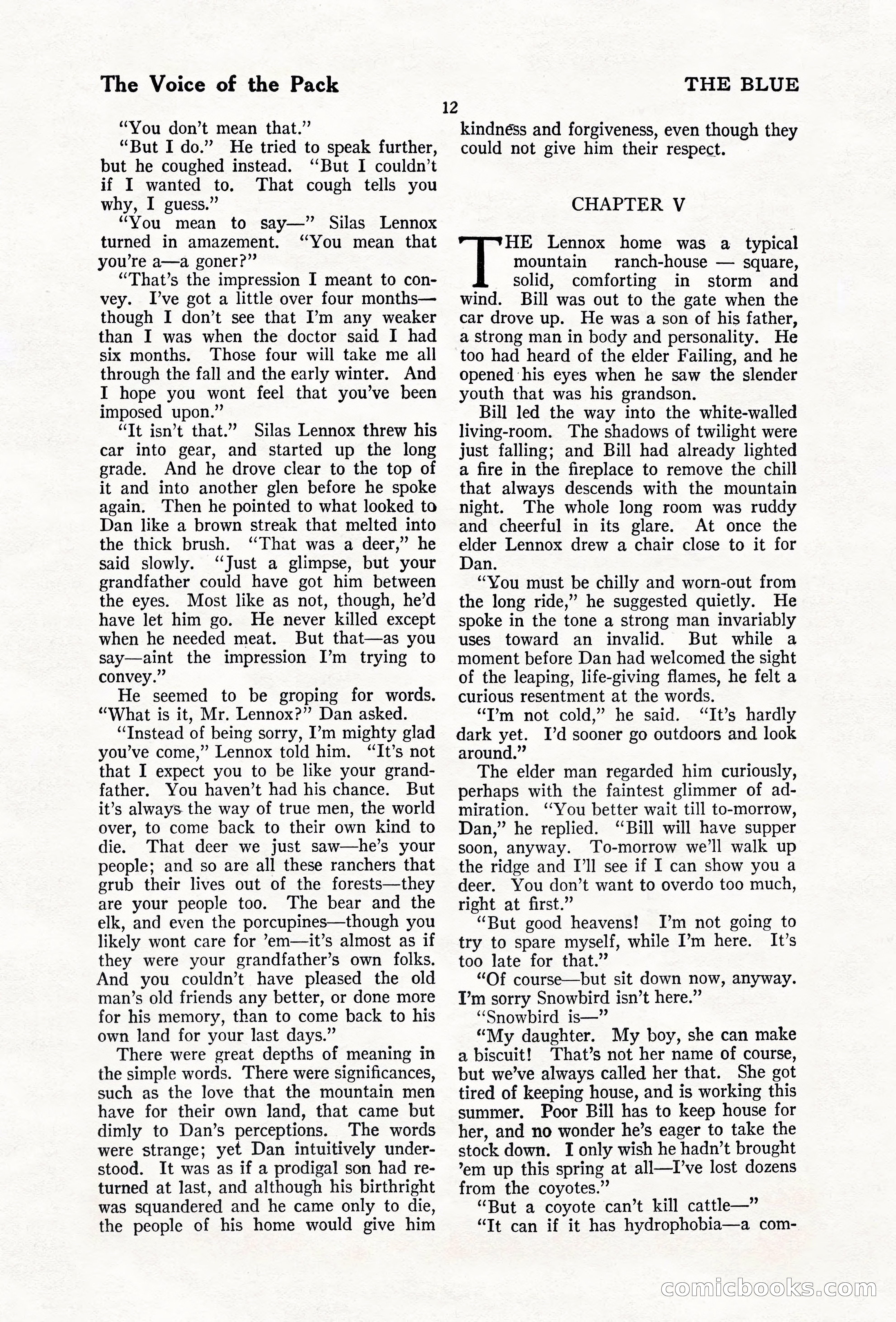 The Blue Book Magazine, February 1920 — page 18 of 210