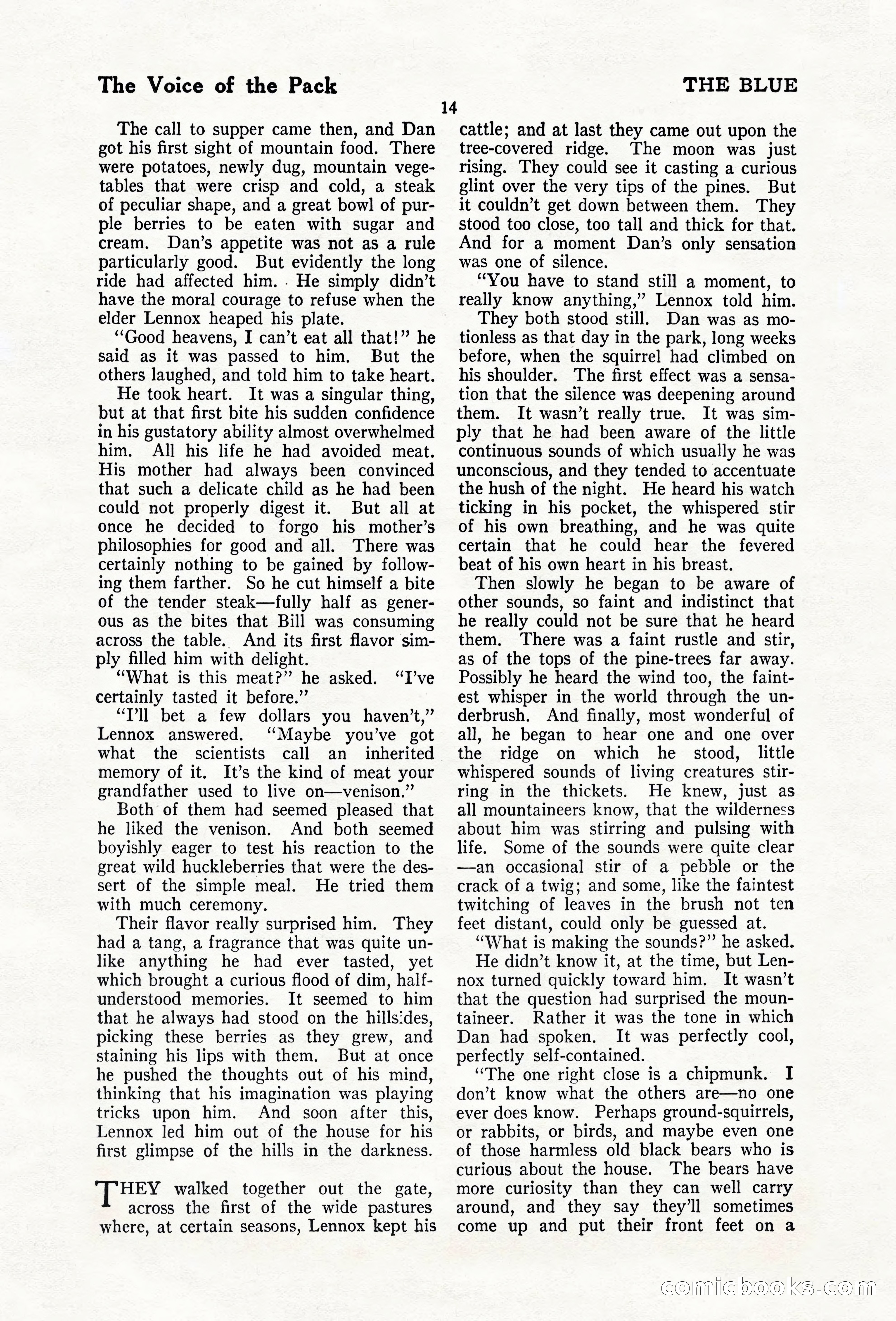 The Blue Book Magazine, February 1920 — page 20 of 210