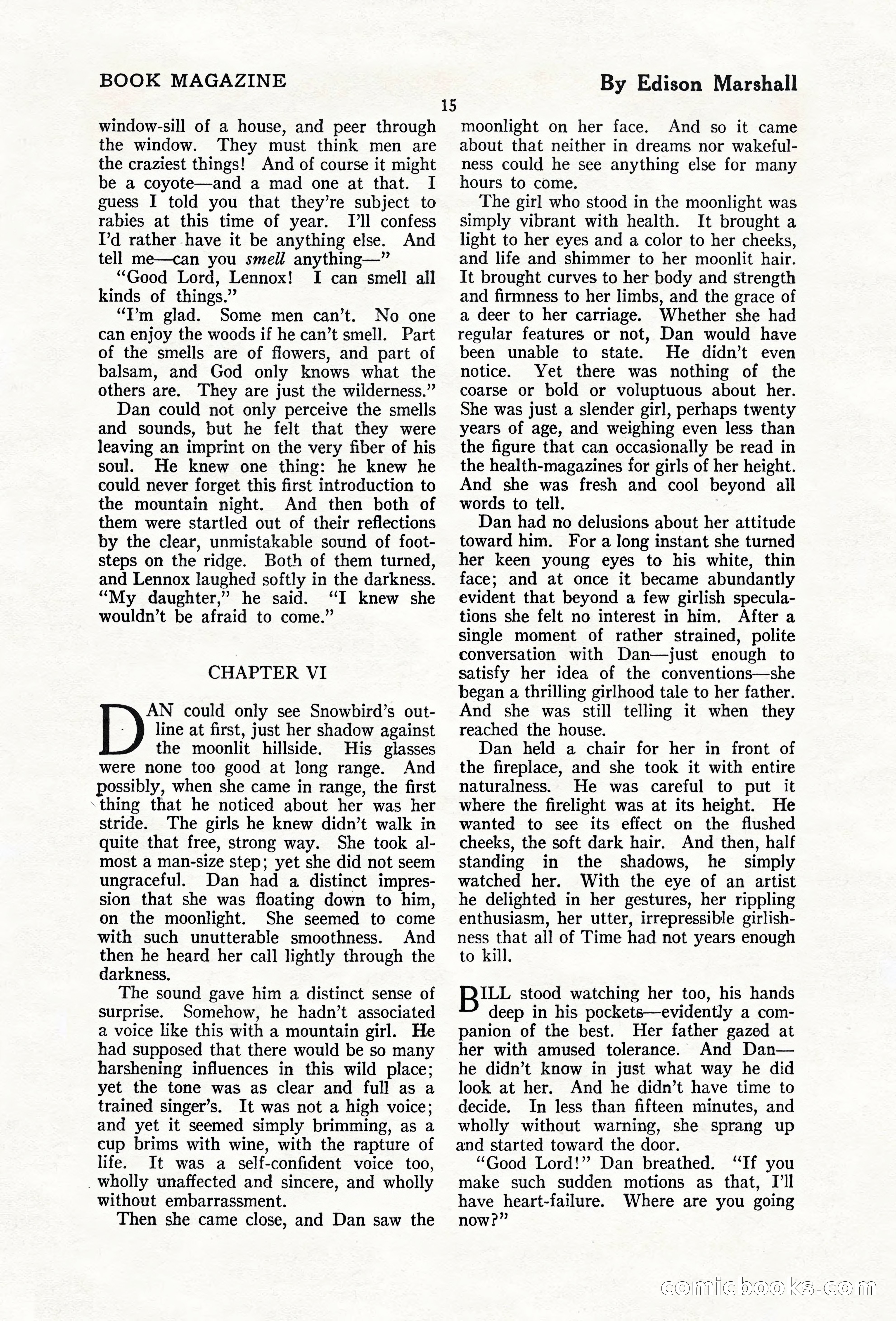 The Blue Book Magazine, February 1920 — page 21 of 210