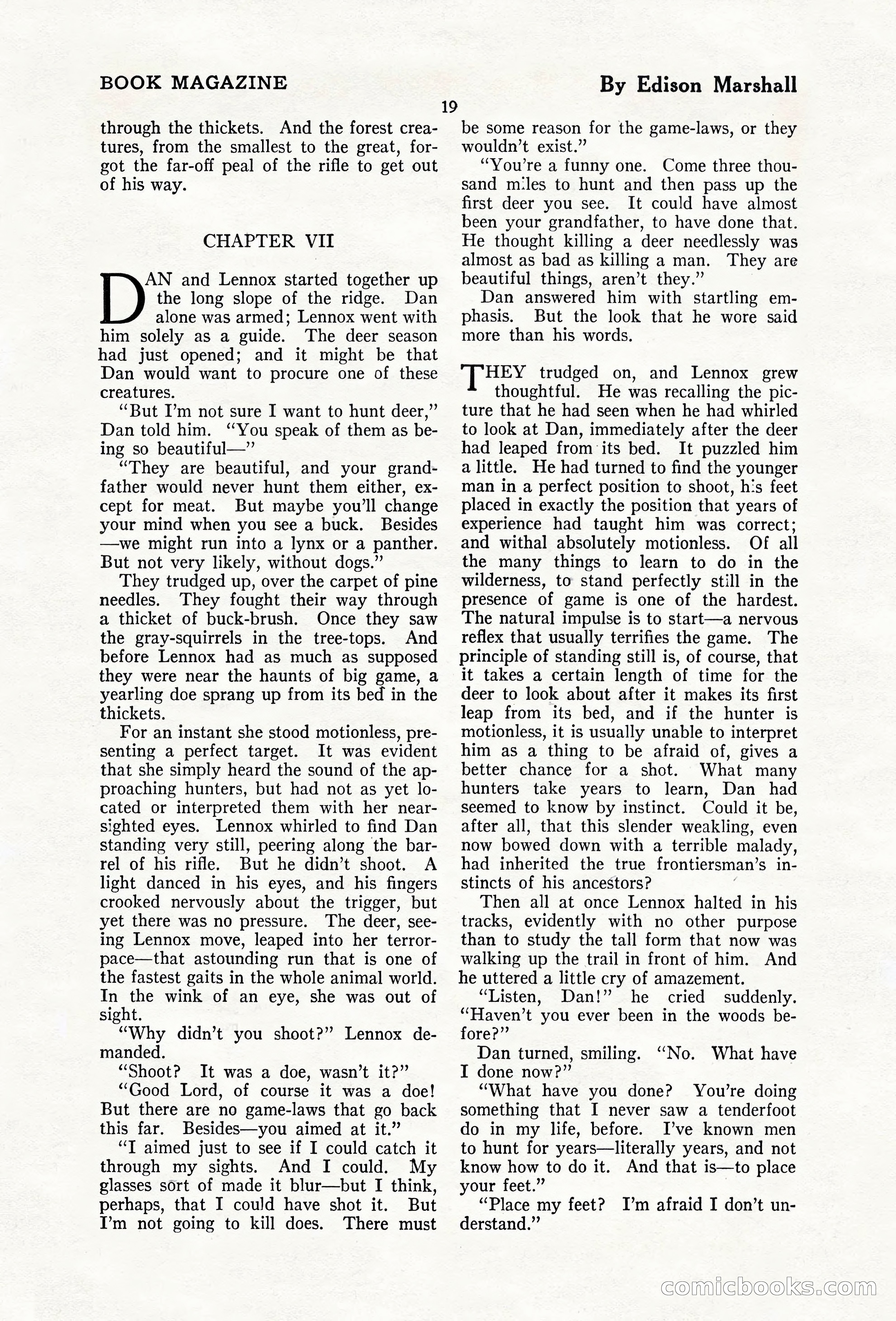 The Blue Book Magazine, February 1920 — page 25 of 210