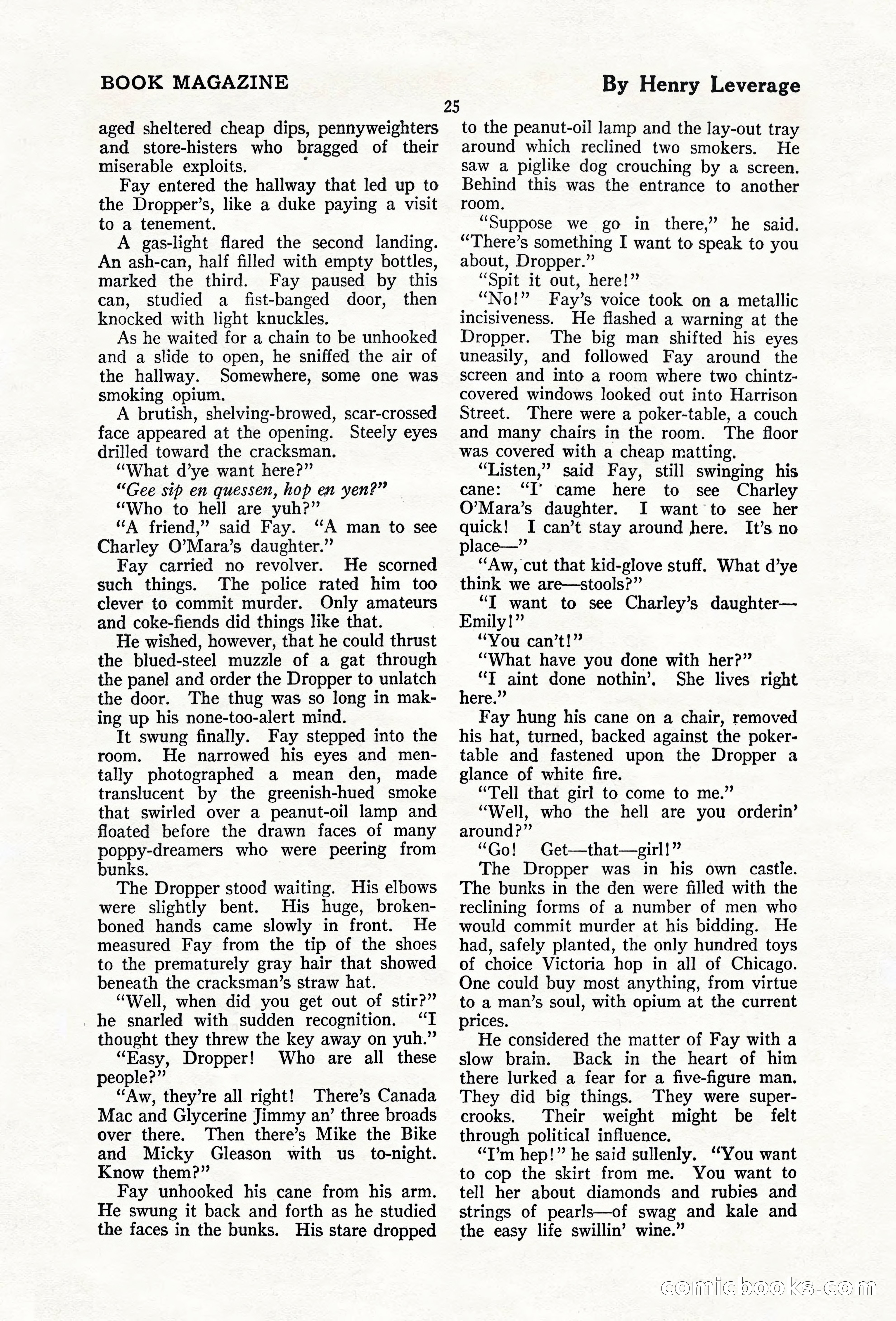 The Blue Book Magazine, February 1920 — page 31 of 210