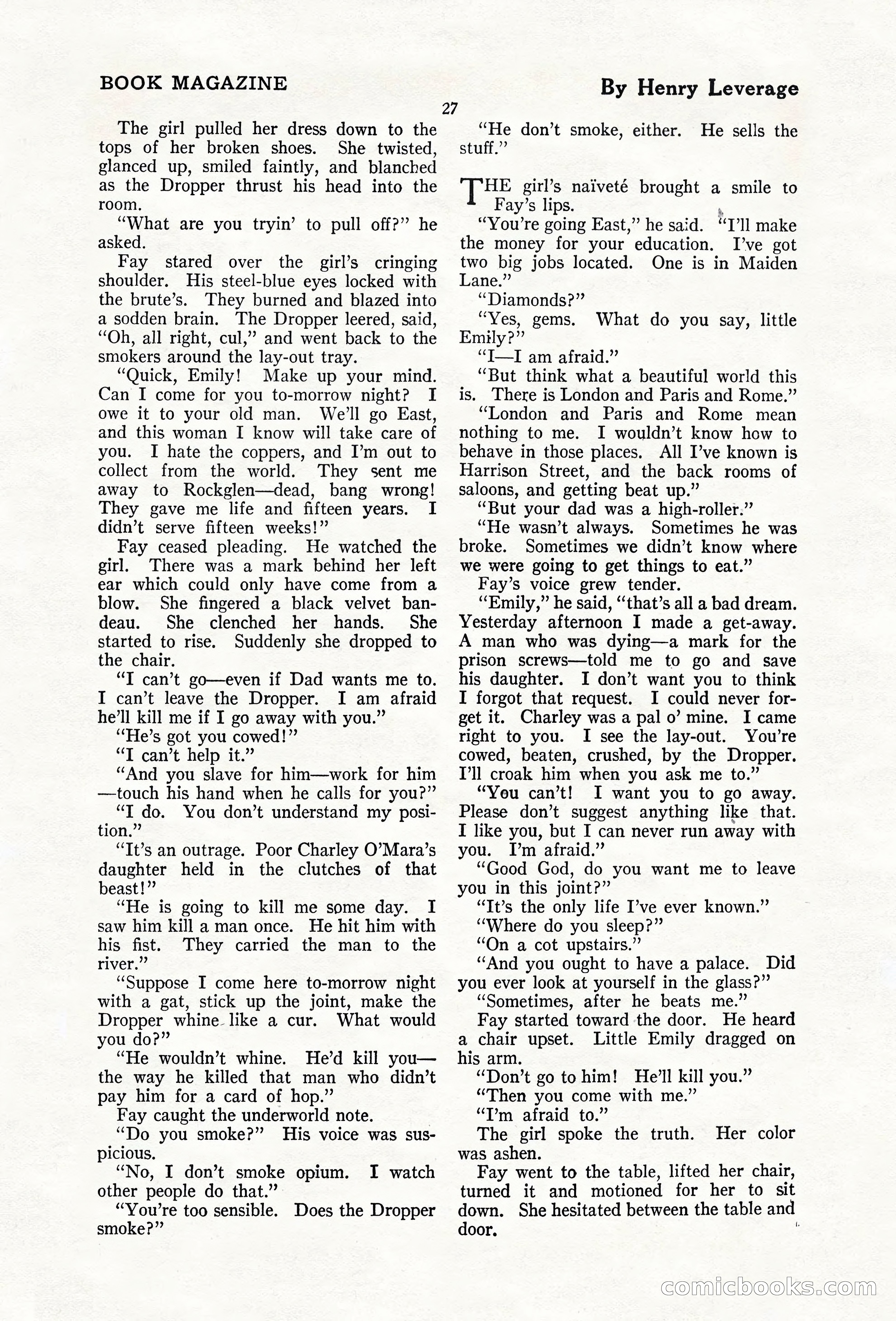 The Blue Book Magazine, February 1920 — page 33 of 210