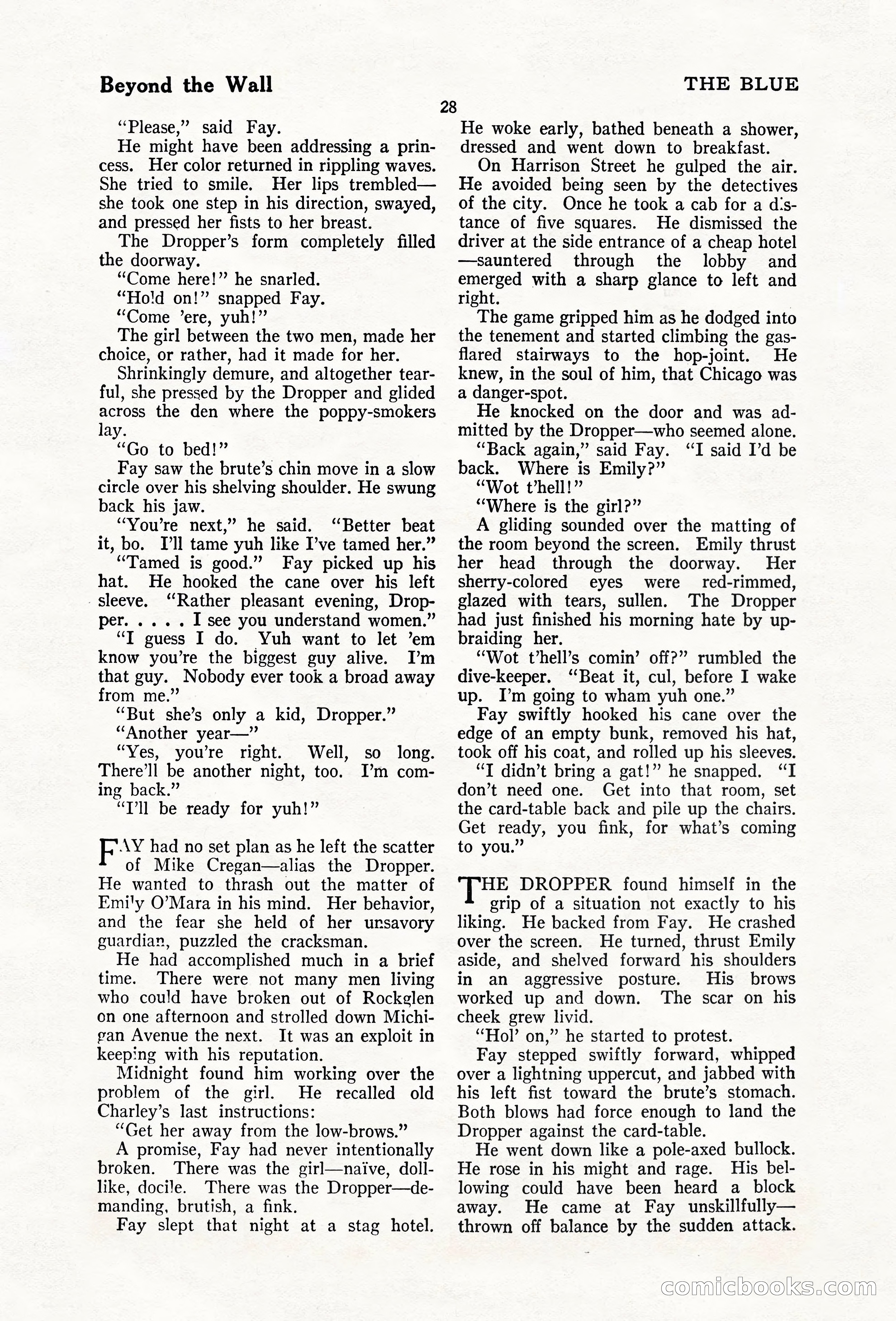 The Blue Book Magazine, February 1920 — page 34 of 210